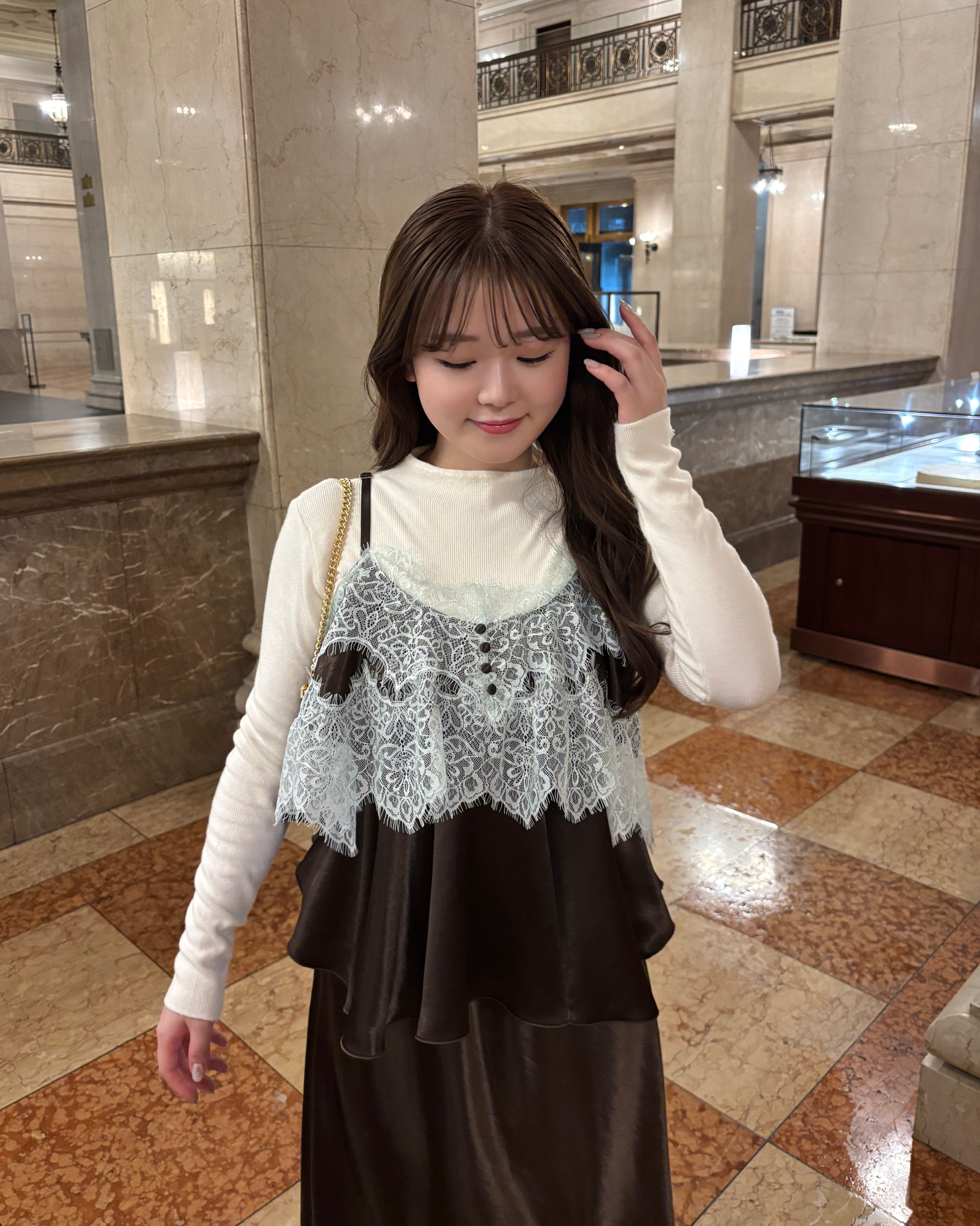 model:150cm/アイボリー