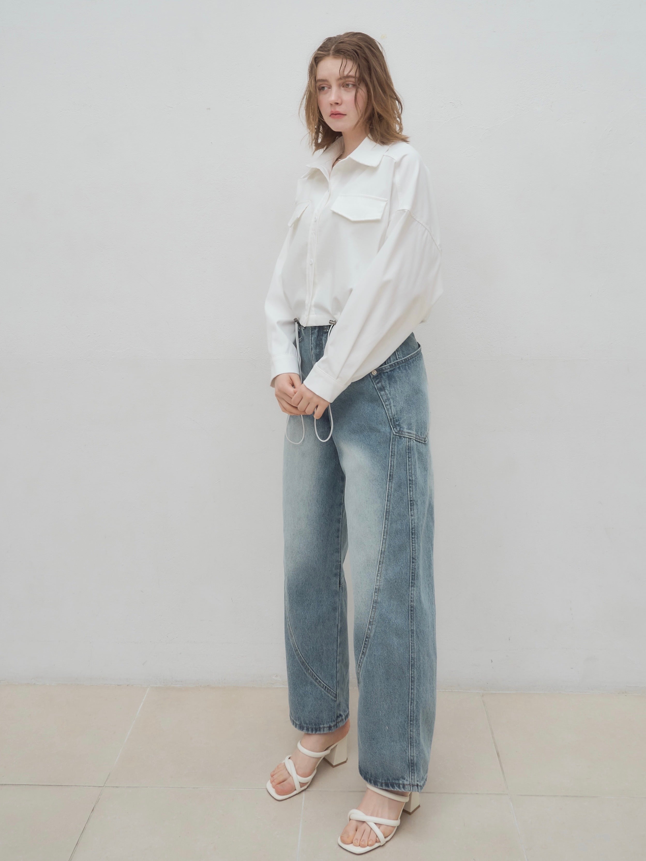 model:170cm/インディゴブルーL