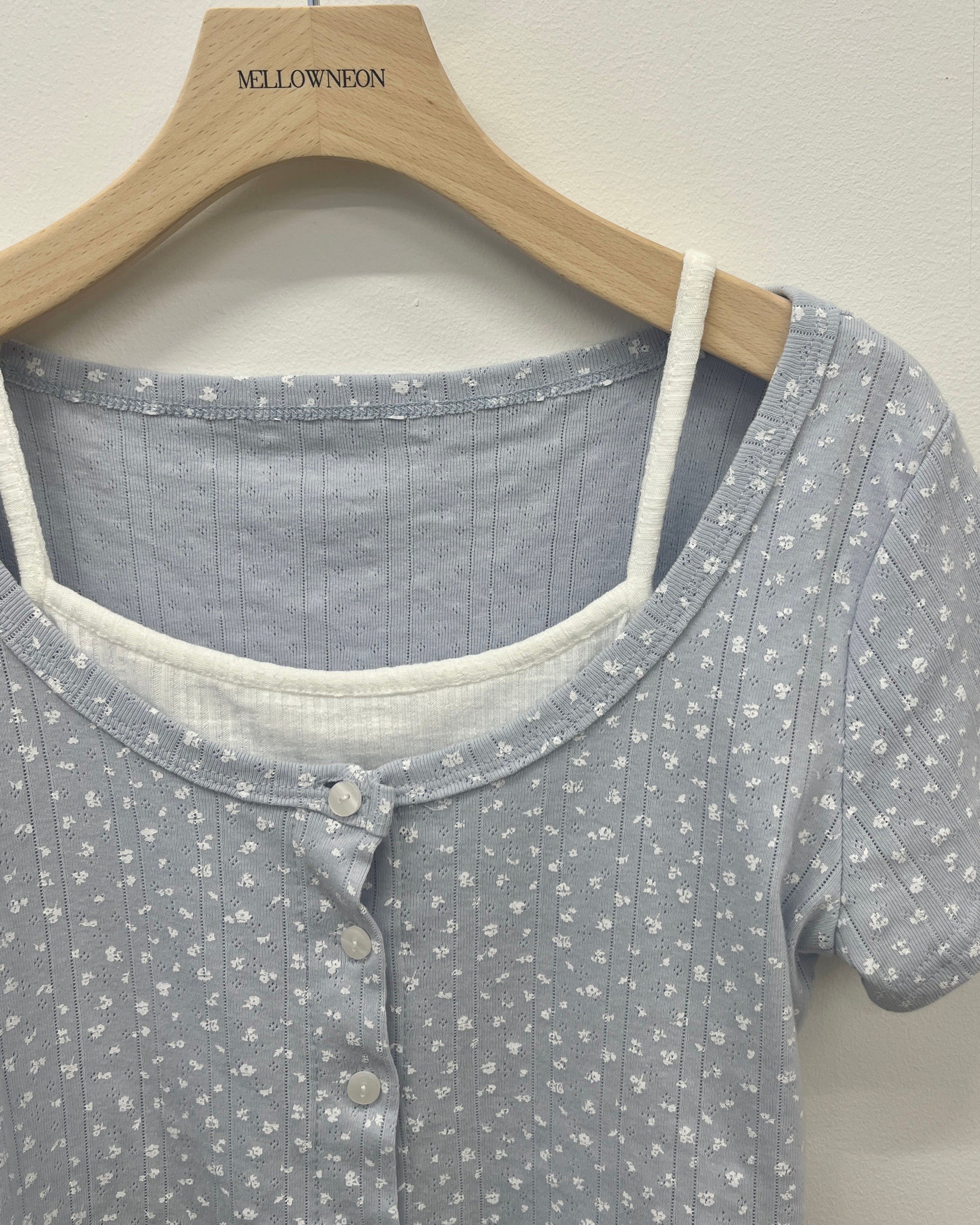 Docking Flower Ropped T-shirt