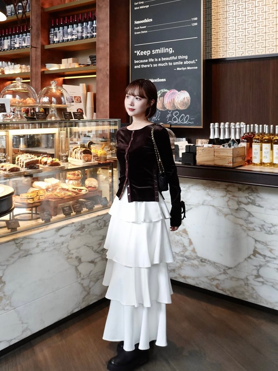 ベロアリボントップス