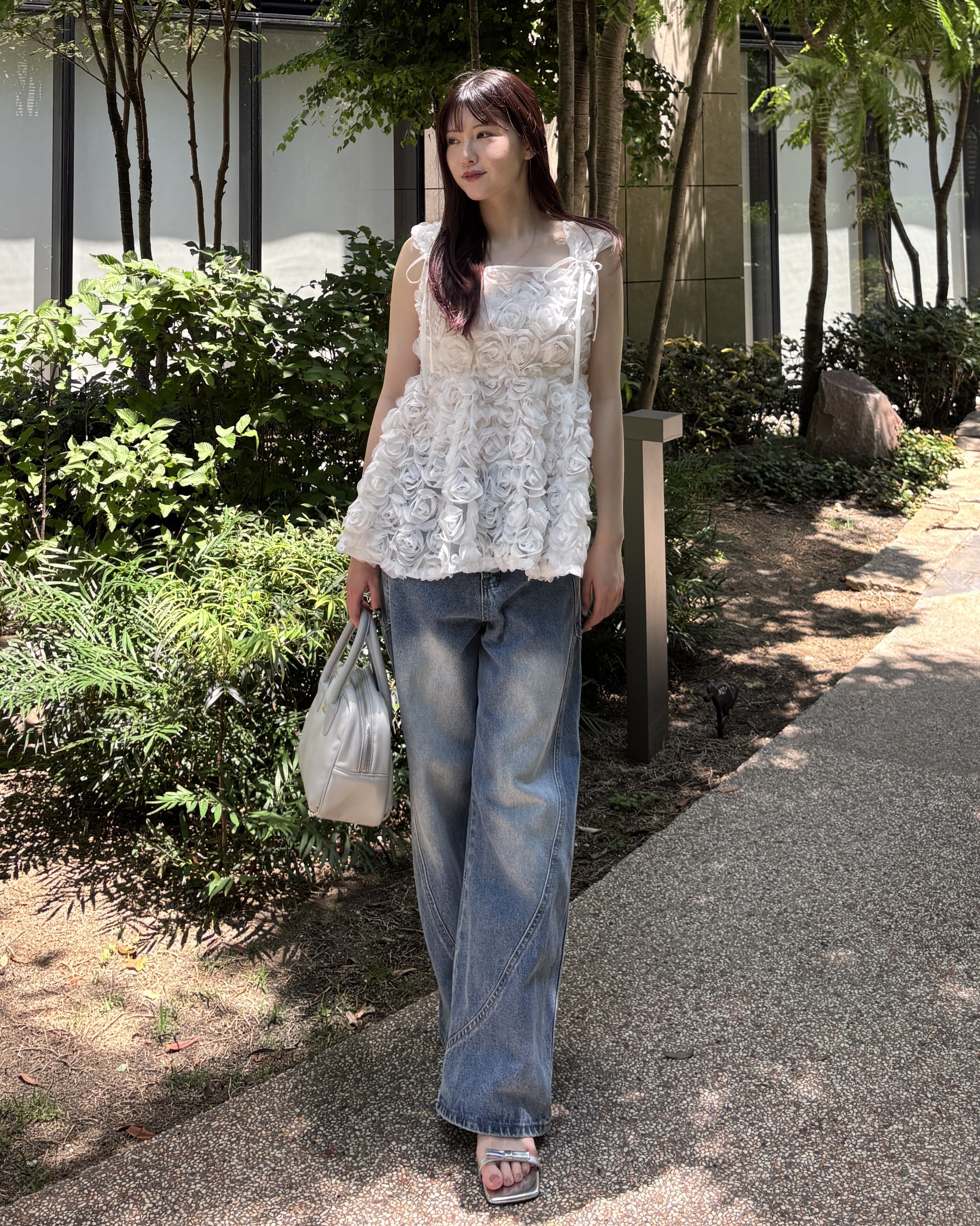 model:162cm/オフホワイト