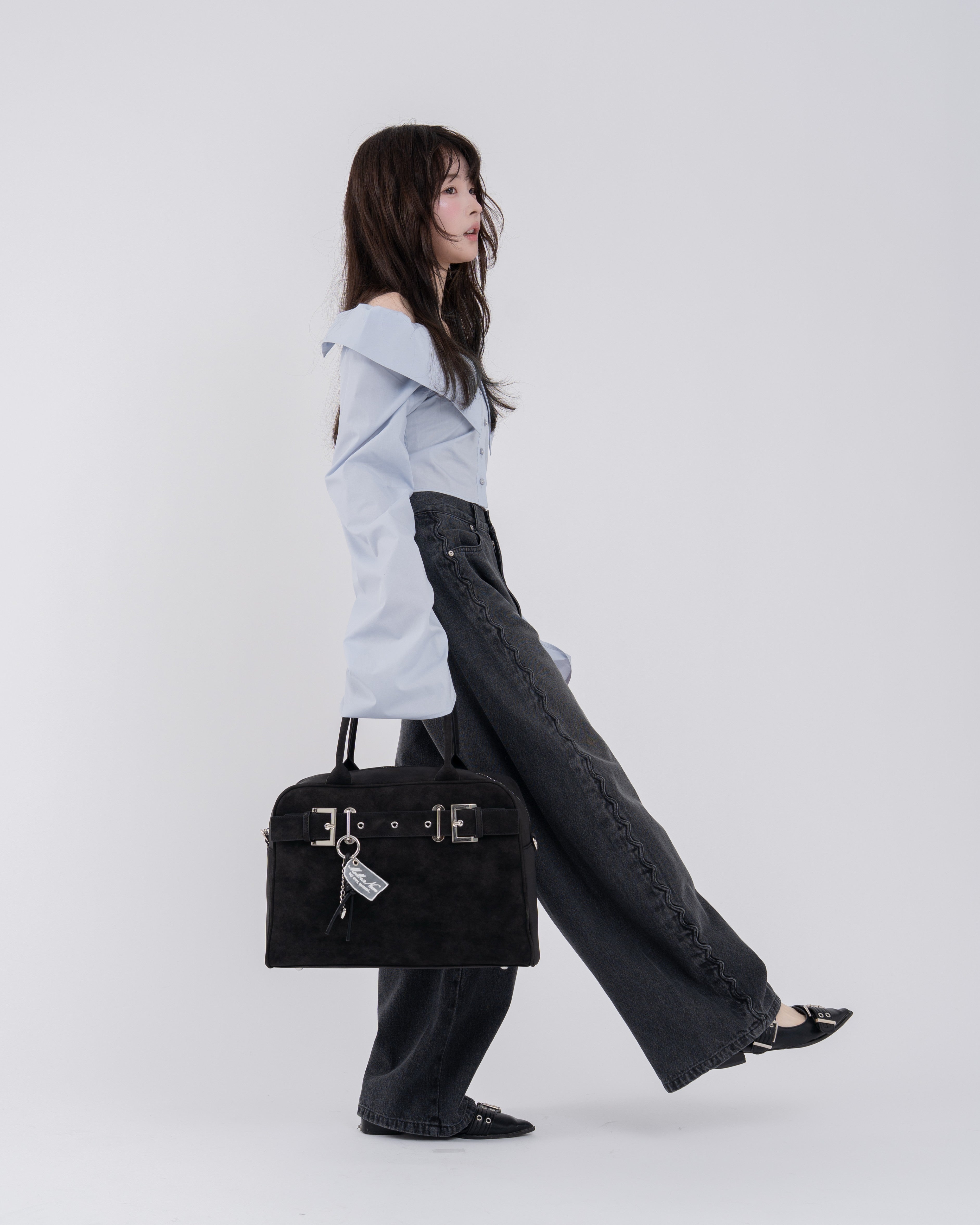 2wayオフショルギャザースリーブブラウス