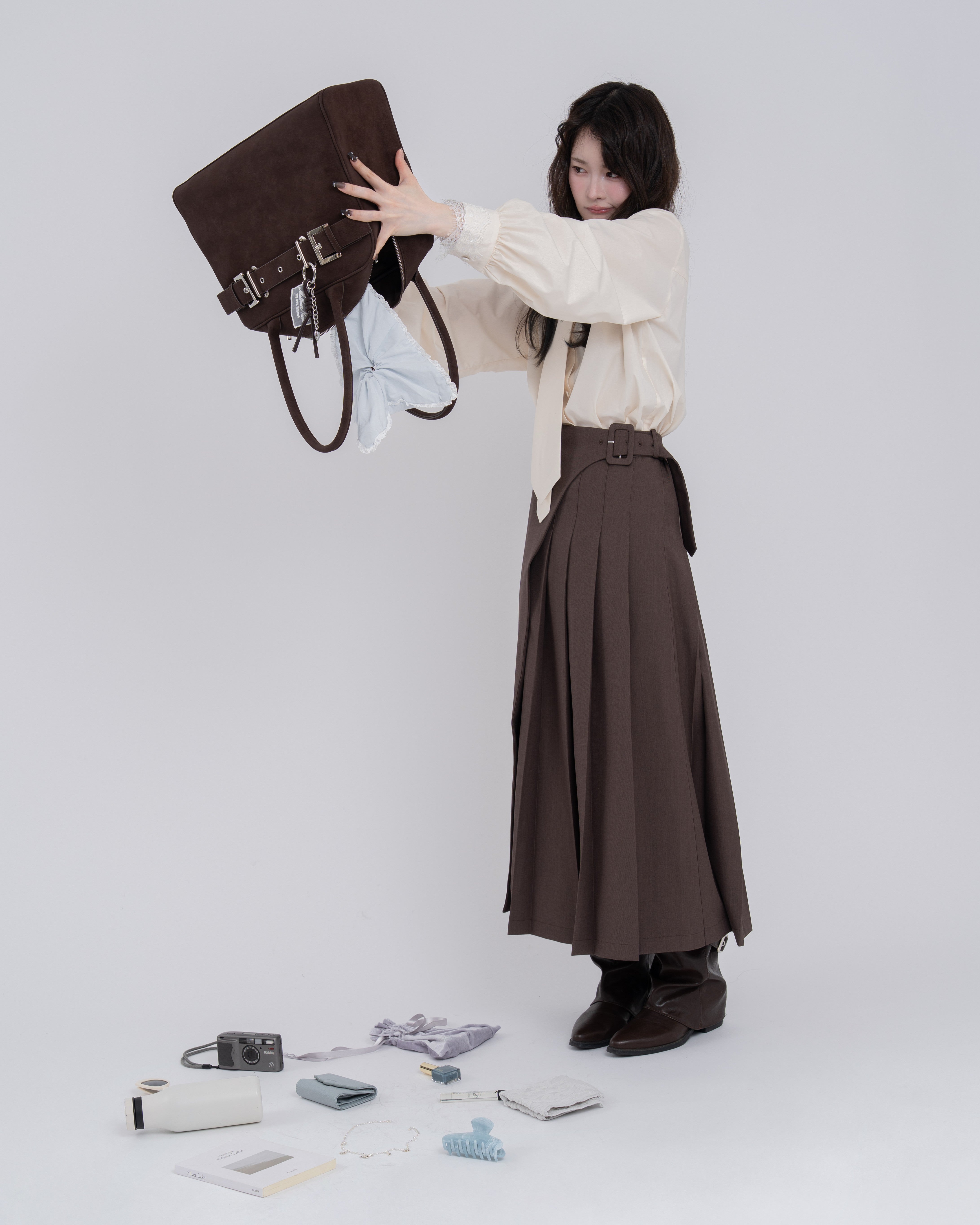 ビスチェプリーツスカートセットアップ