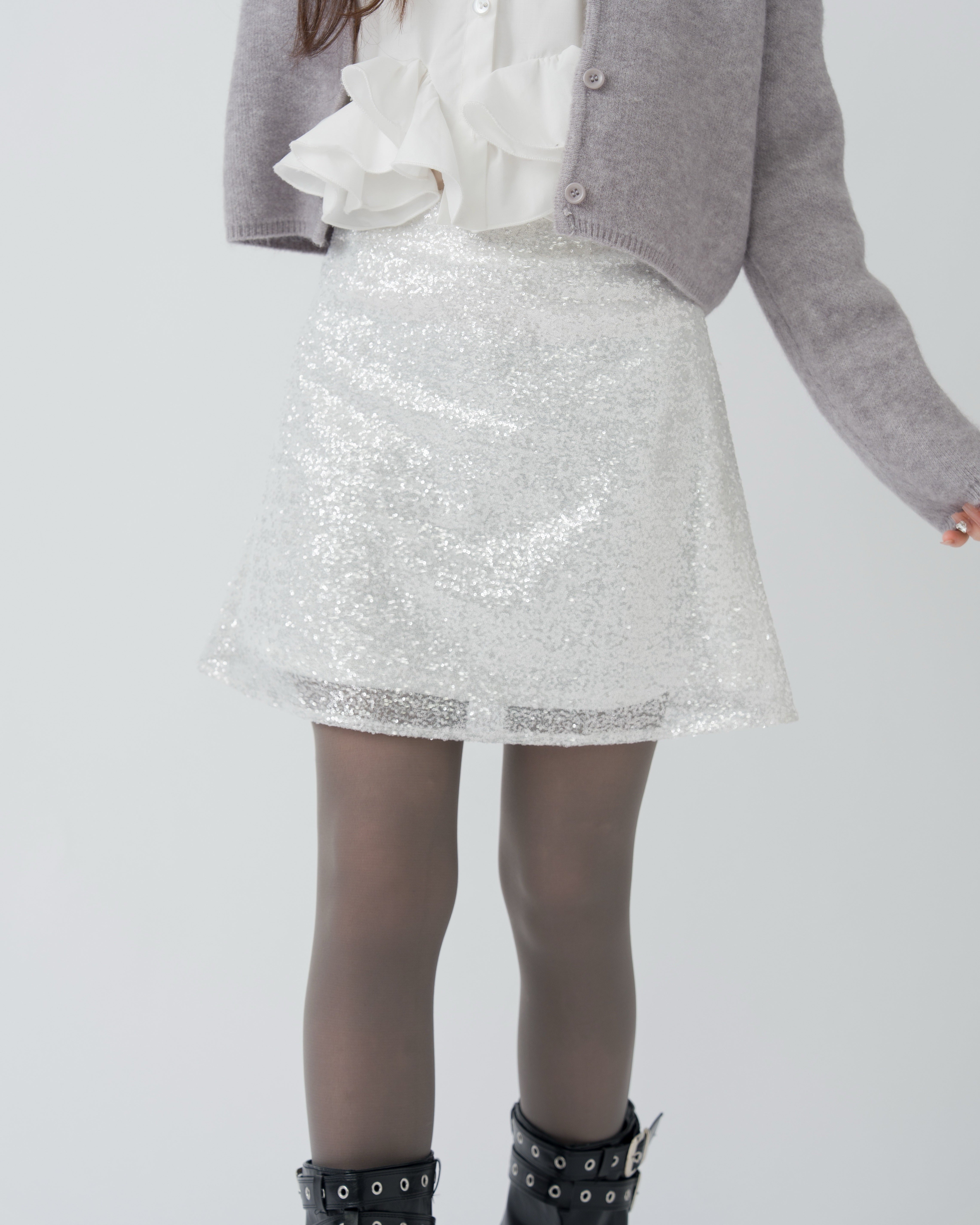スパンコールミニスカート
