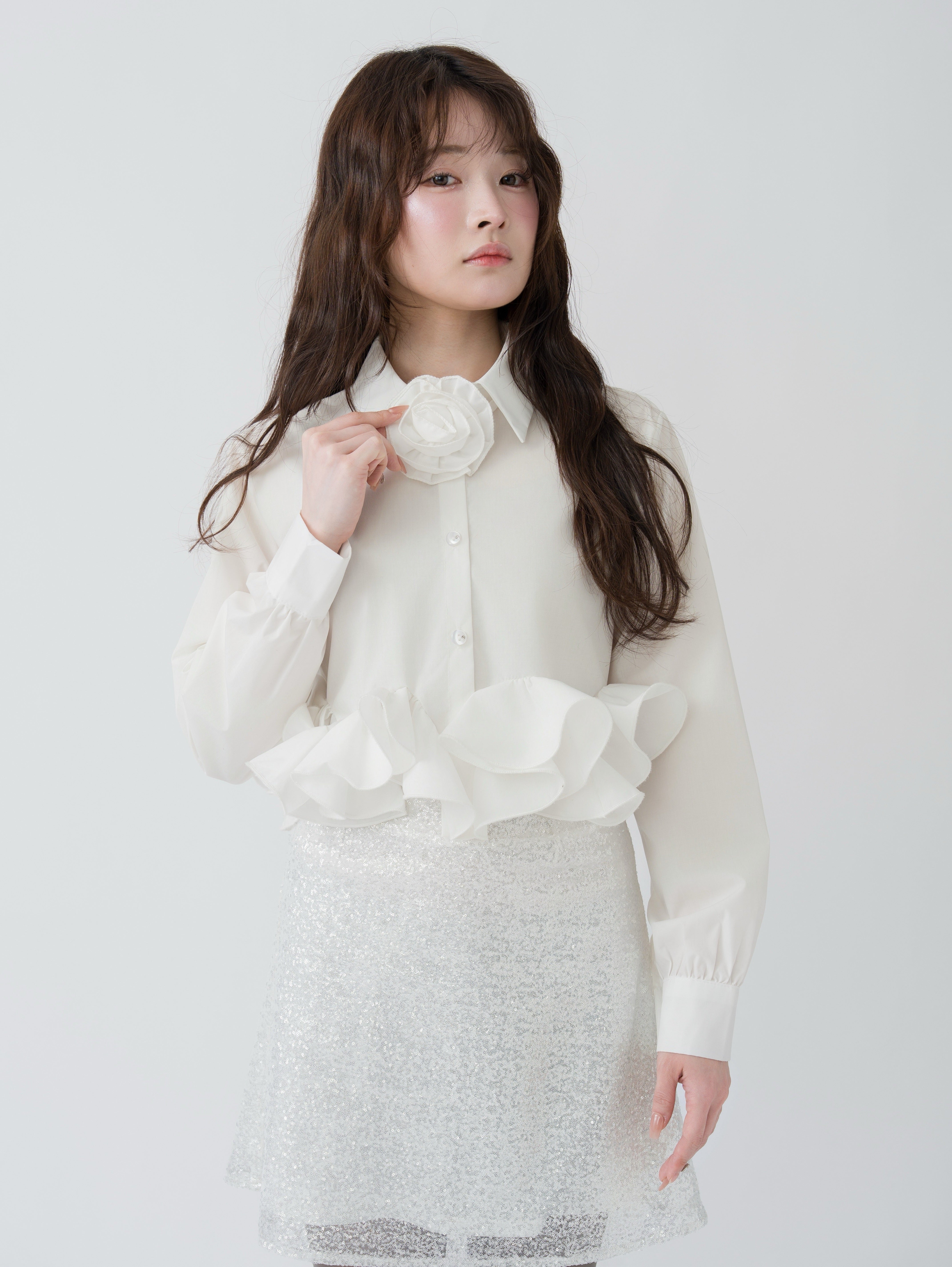 スパンコールミニスカート