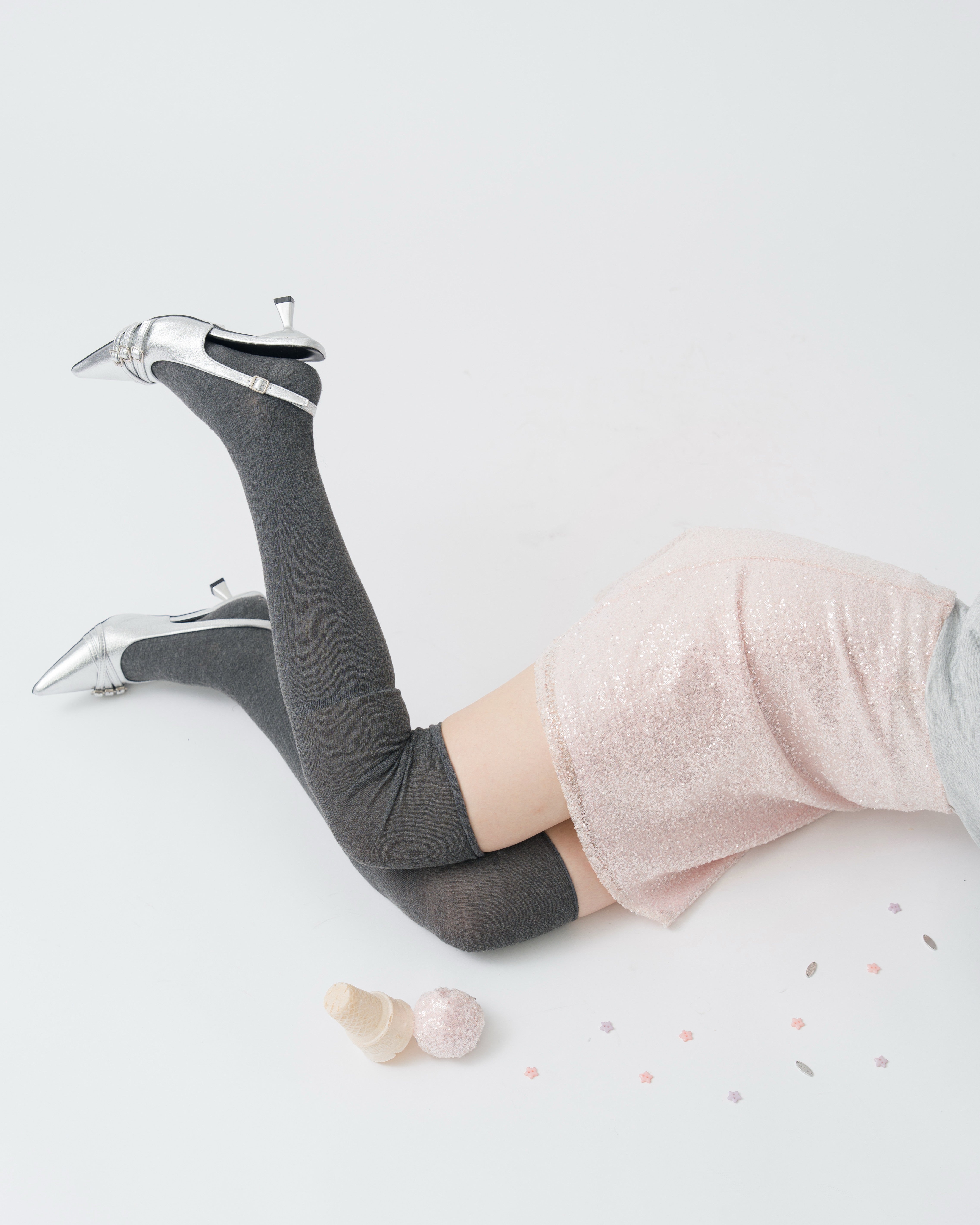 スパンコールミニスカート