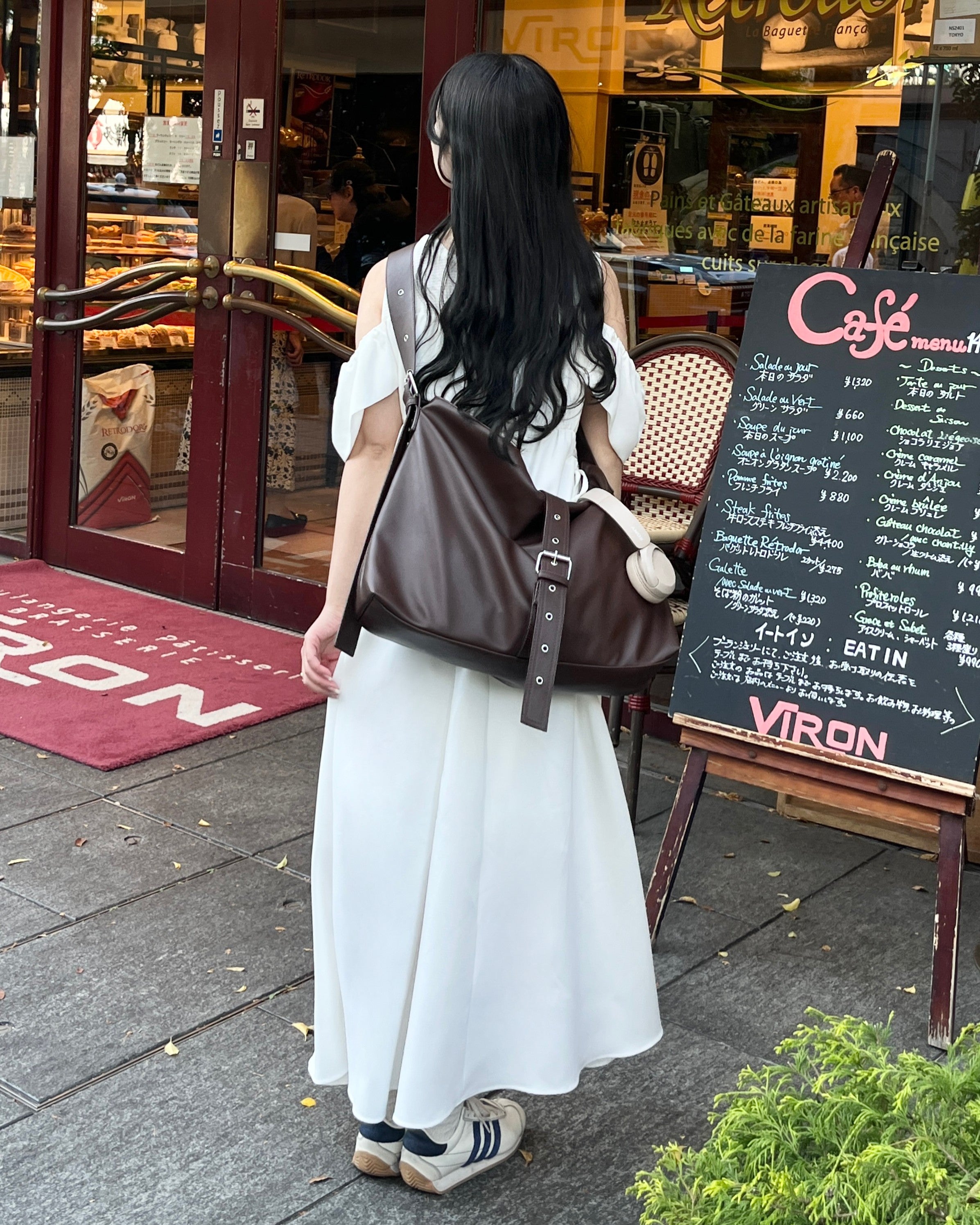 A4 belt synthetic leather bag