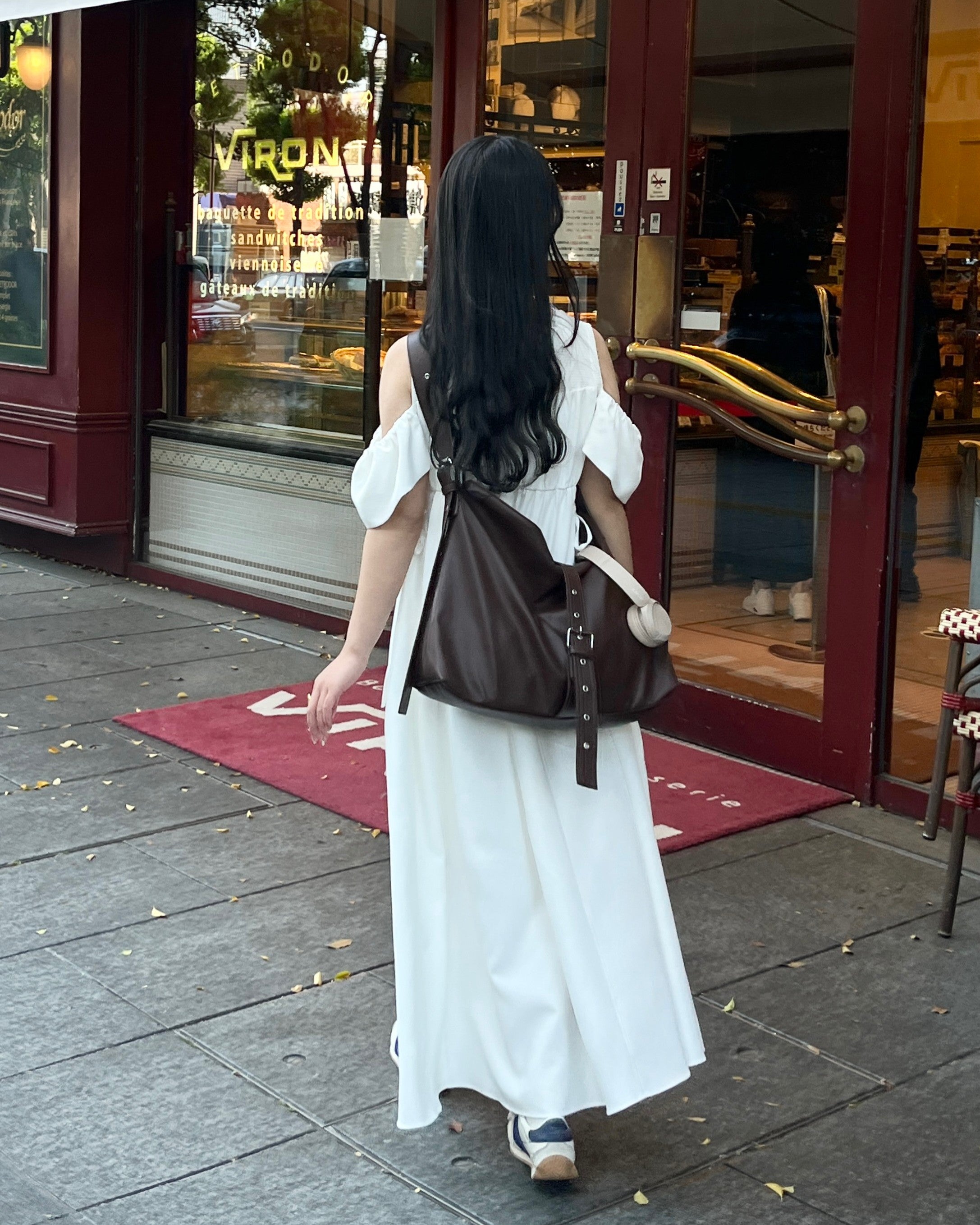 A4 belt synthetic leather bag
