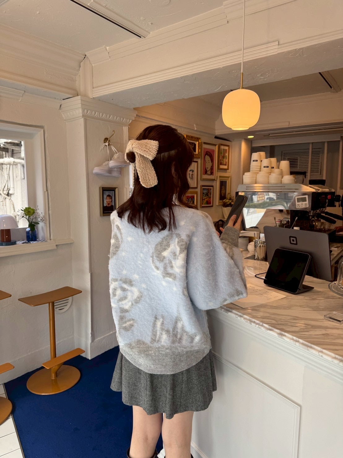 玫瑰细微的设计编织