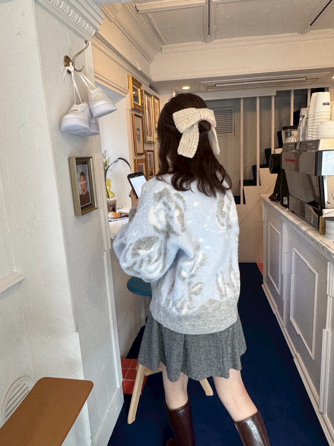 玫瑰细微的设计编织