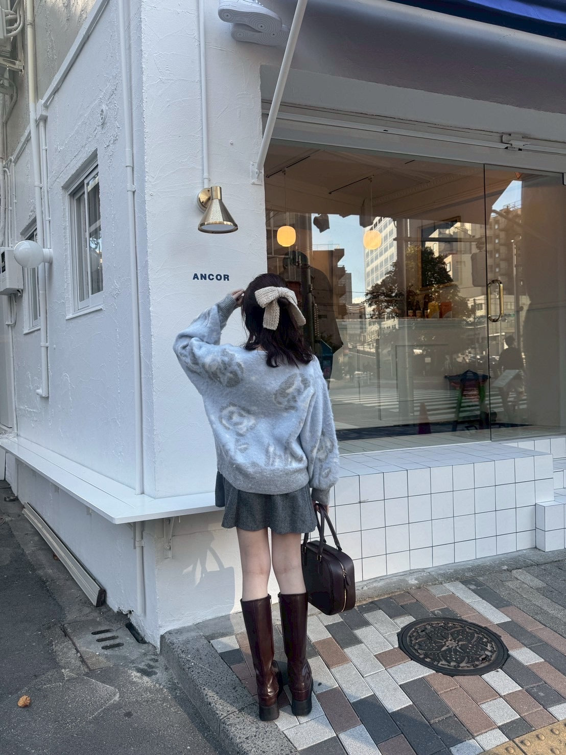 玫瑰细微的设计编织