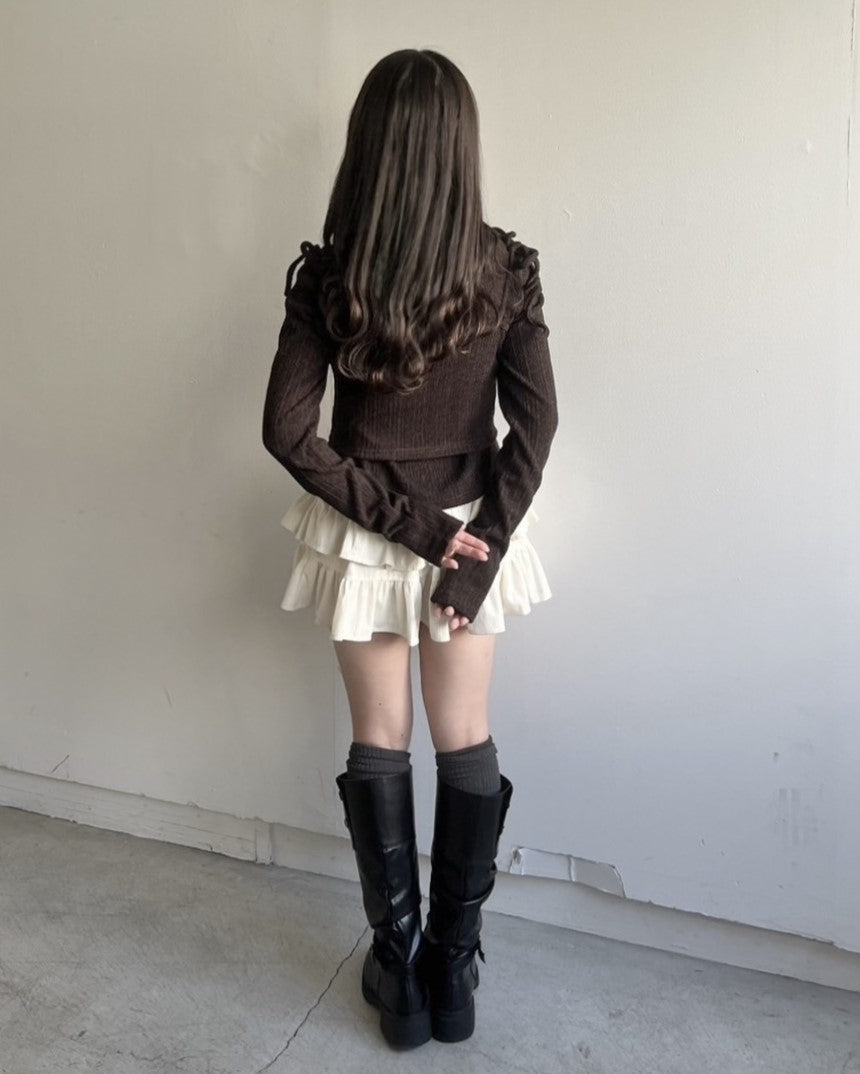 model:154cm/ブラウン