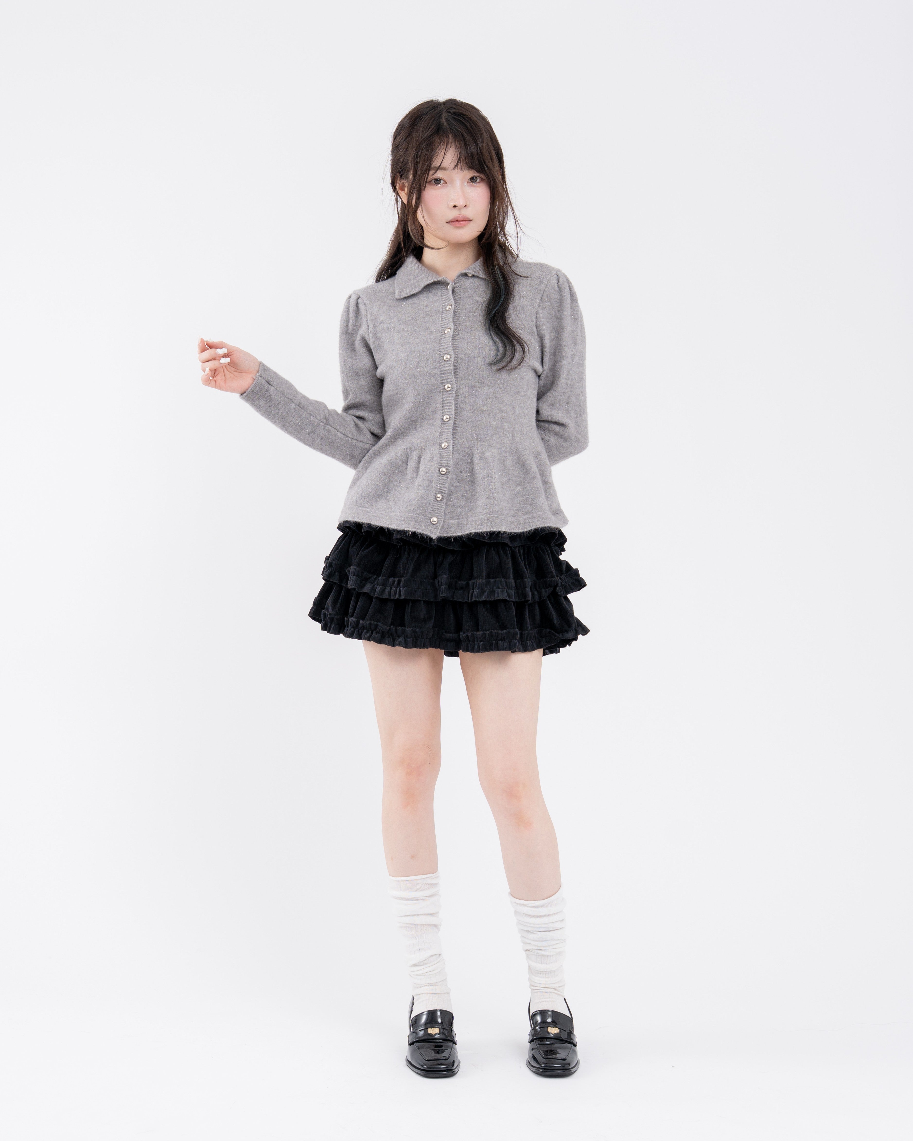 ブルーミングフリルミニスカート