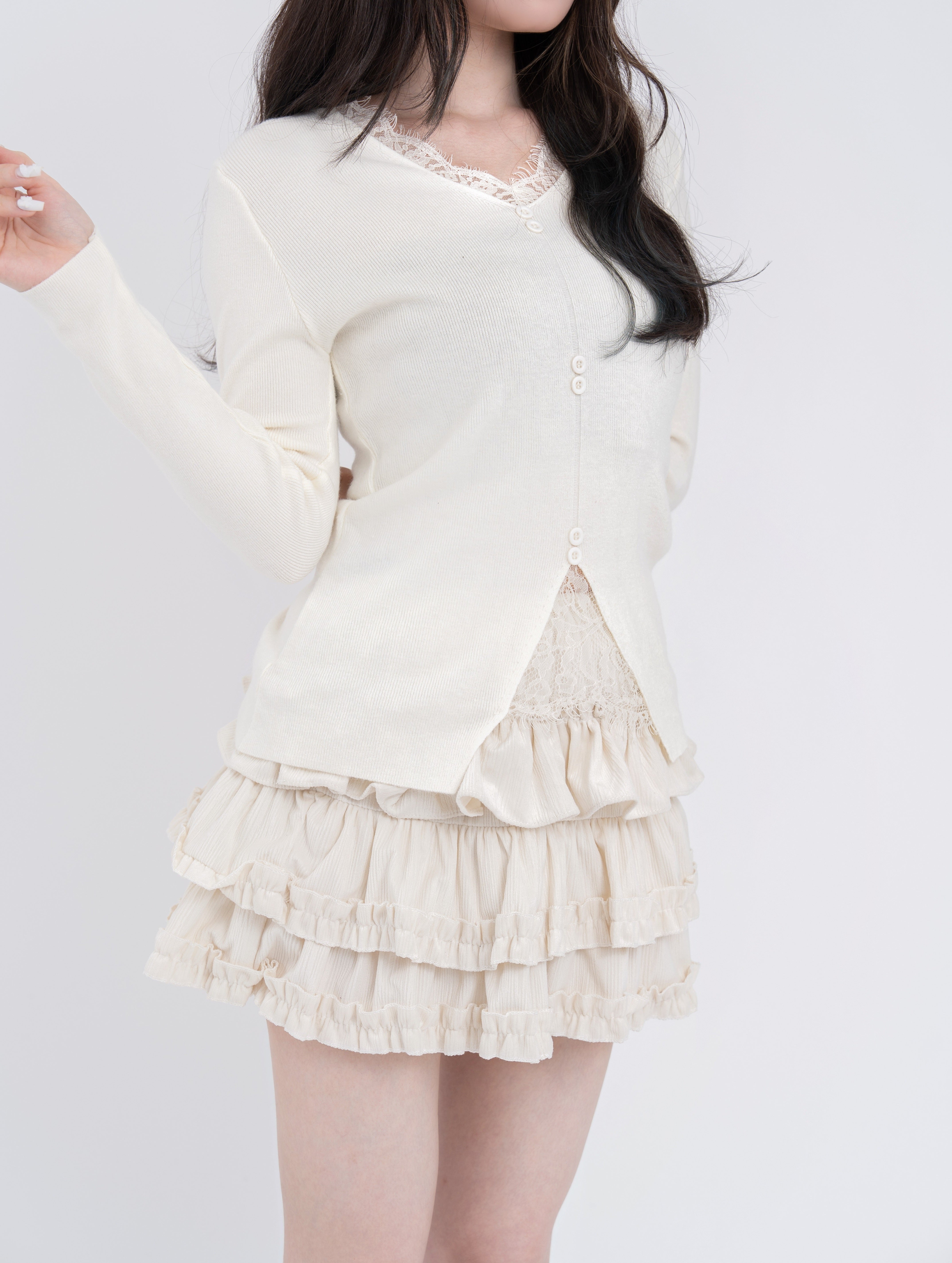 ブルーミングフリルミニスカート｜MELLOWNEON (メロウネオン) 公式サイト