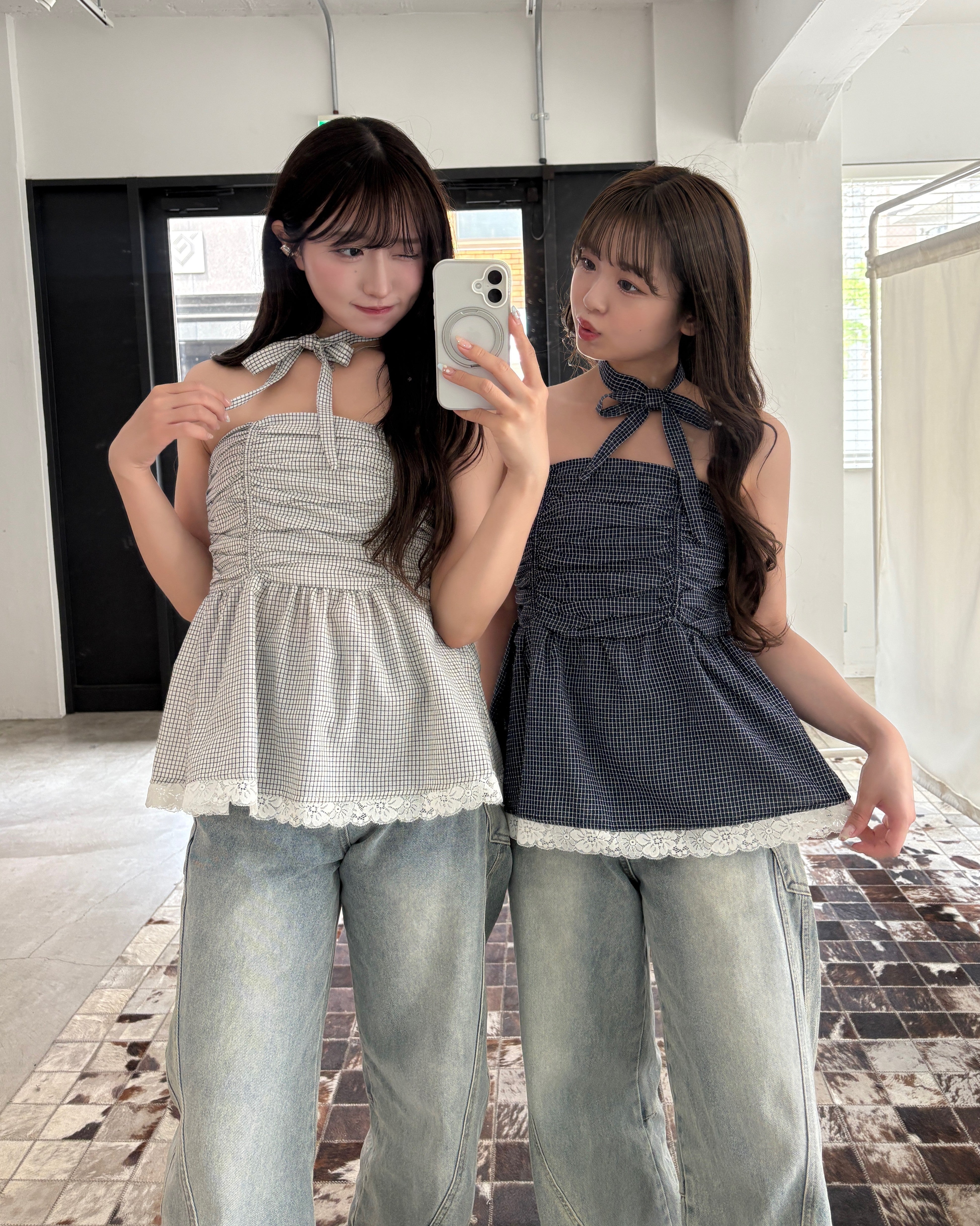 model:157cm/model:150cm