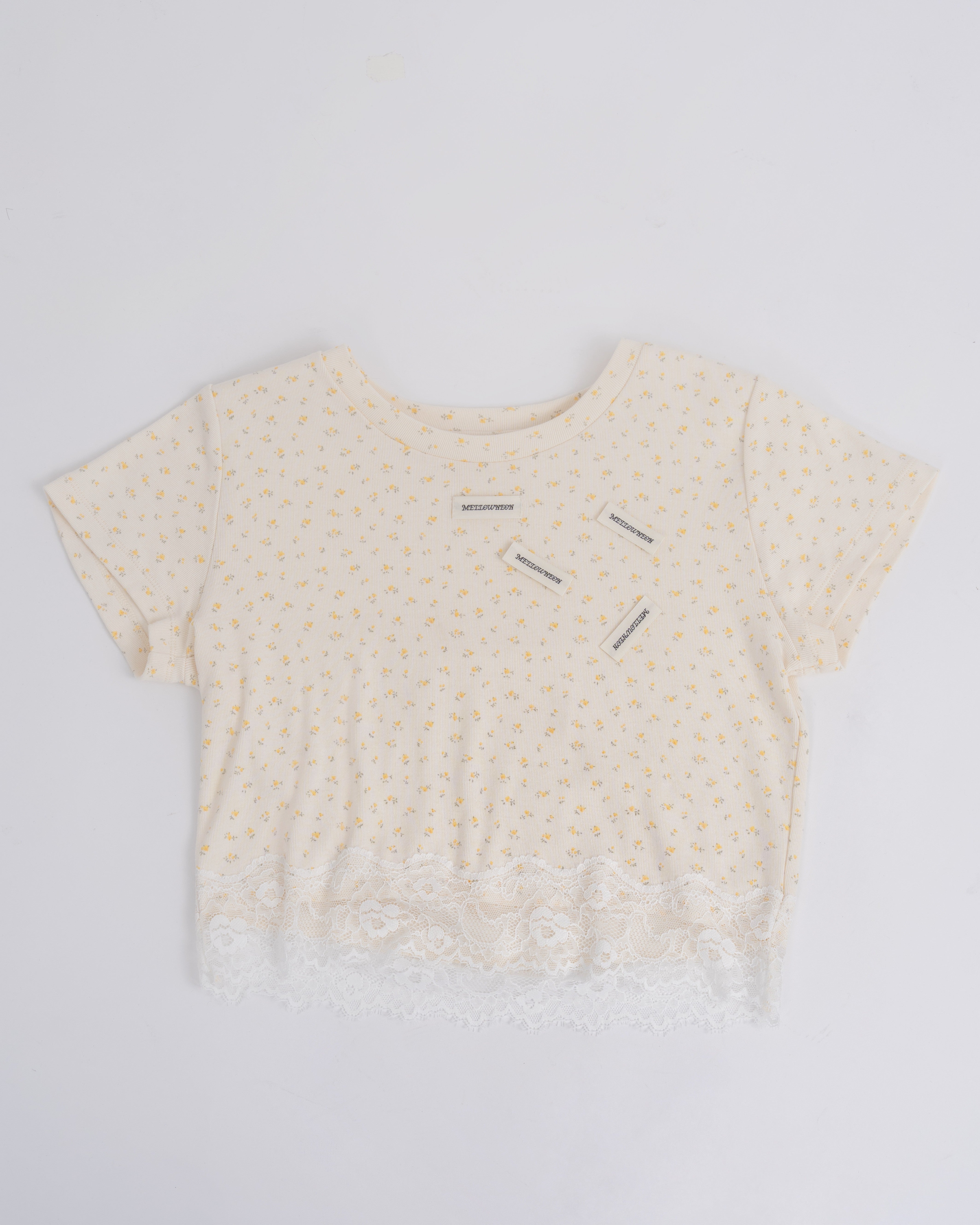 レースヘムＴシャツ