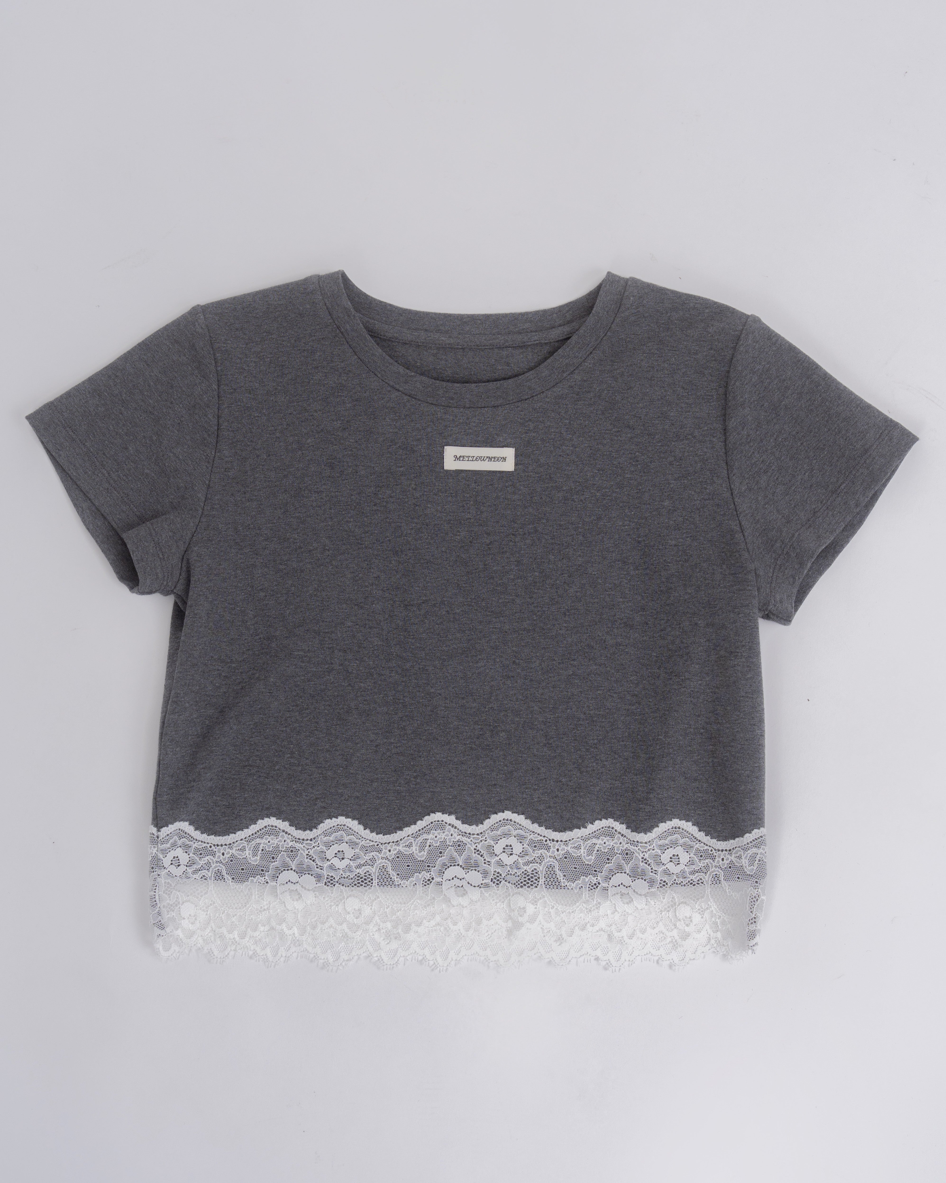 レースヘムＴシャツ