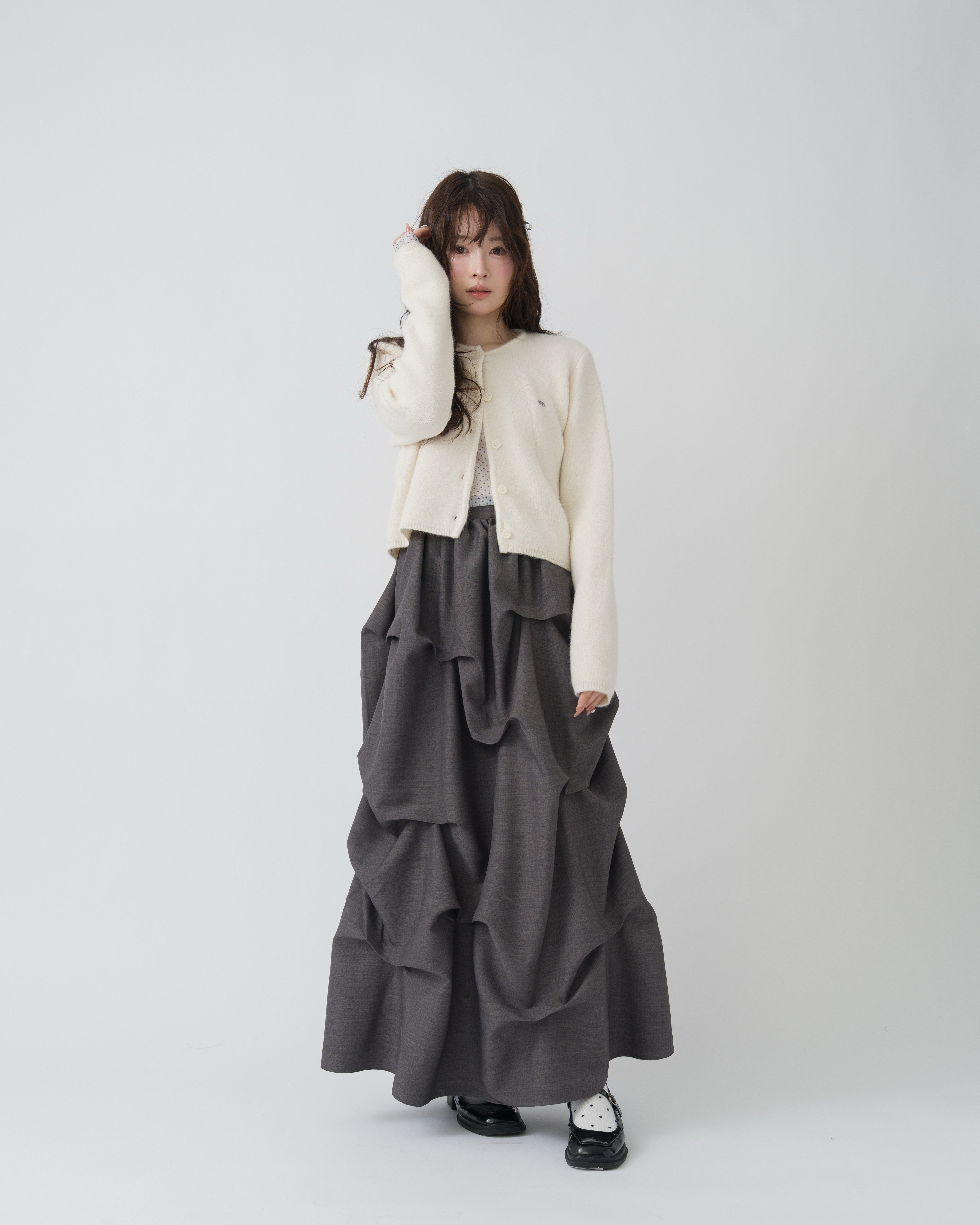 ランダムタックスカート ランダムタックスカート＜ブラック＞ – AMARC LIFE STORE