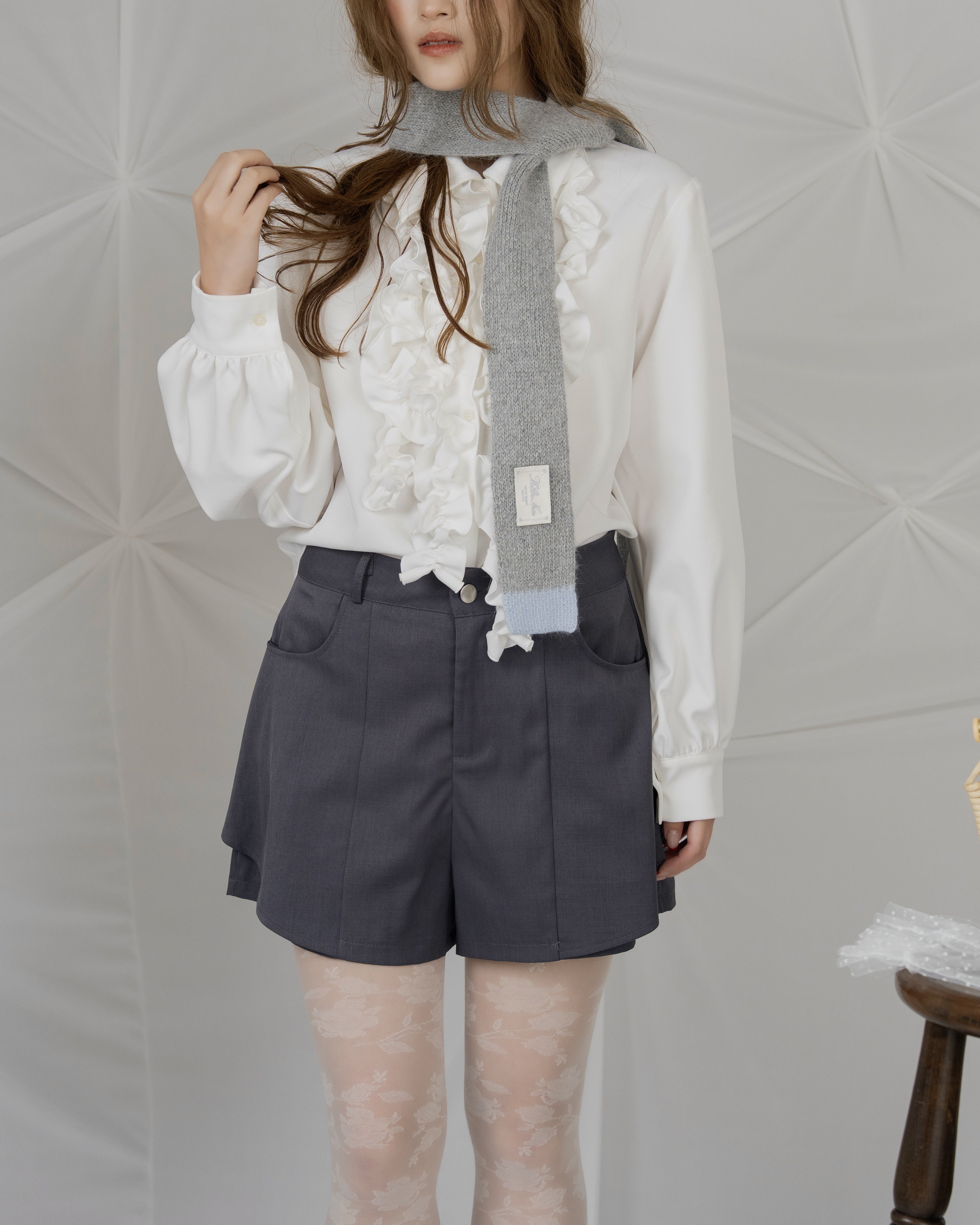 ‘’M‘’チャームAラインショートパンツ