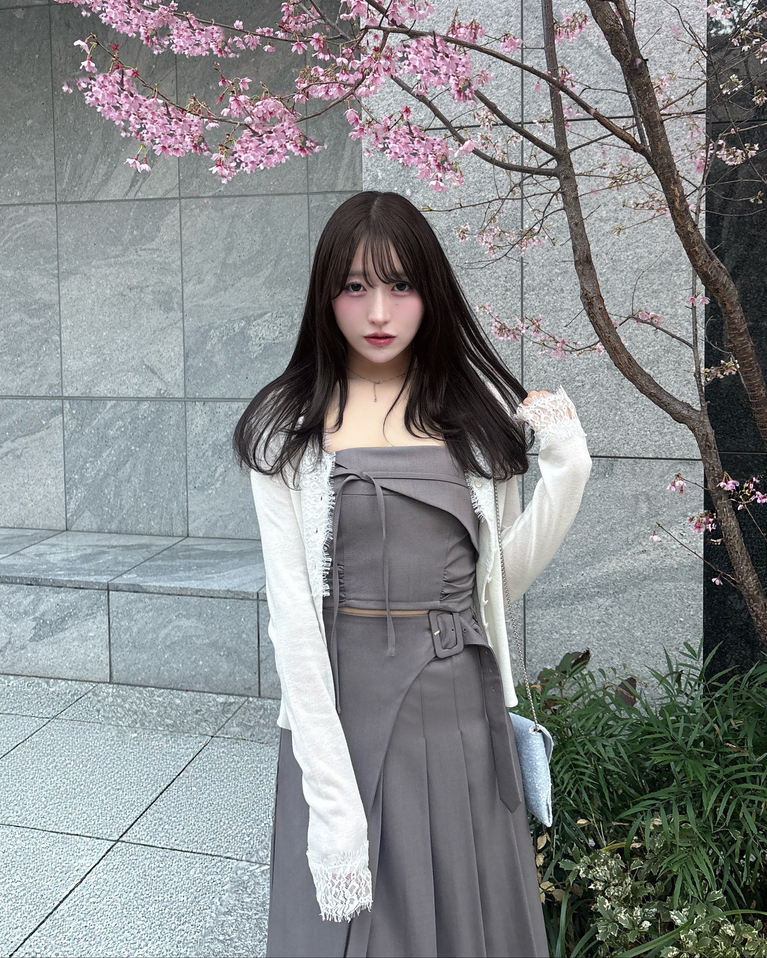 ビスチェプリーツスカートセットアップ