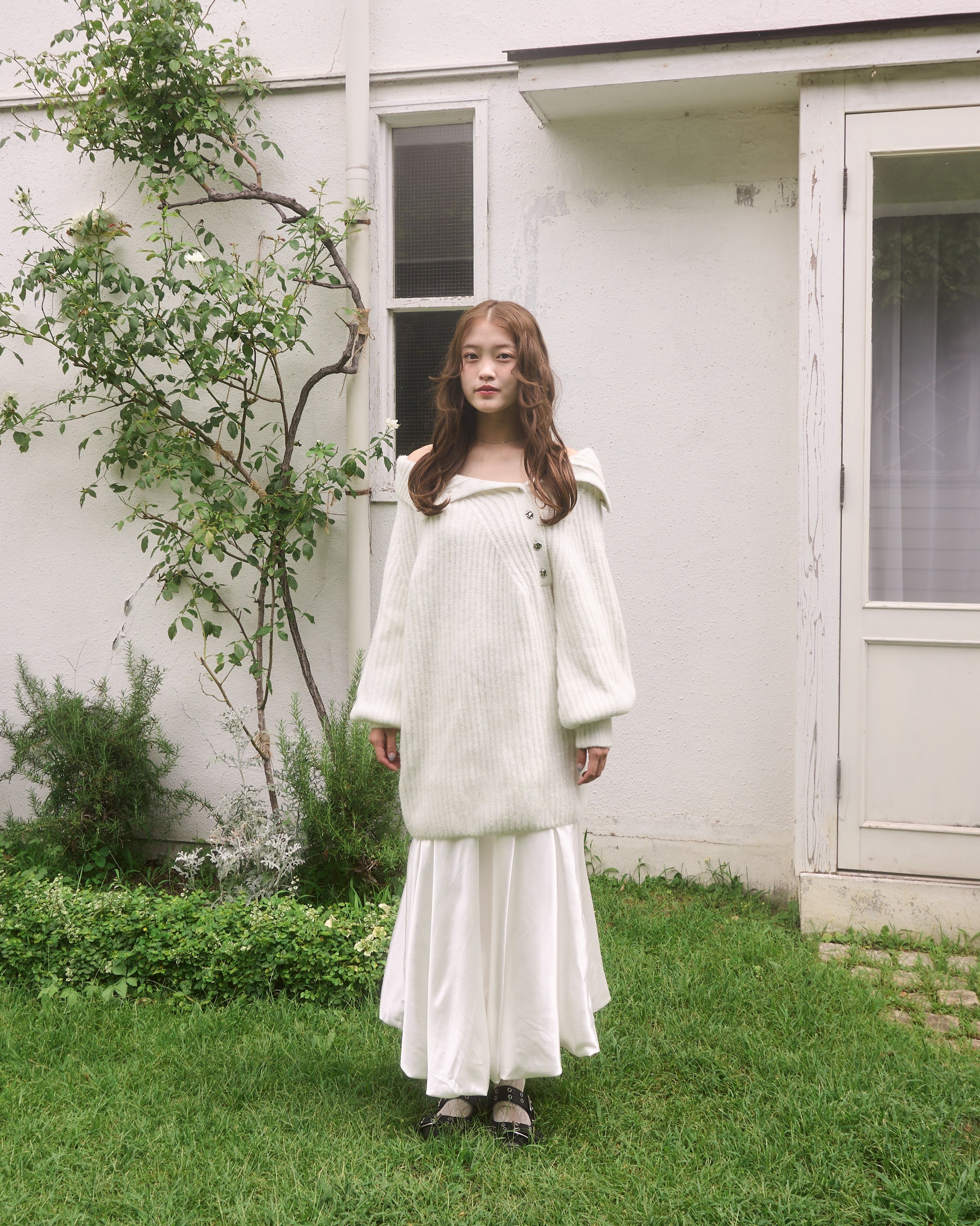 model:164cm/オフホワイト