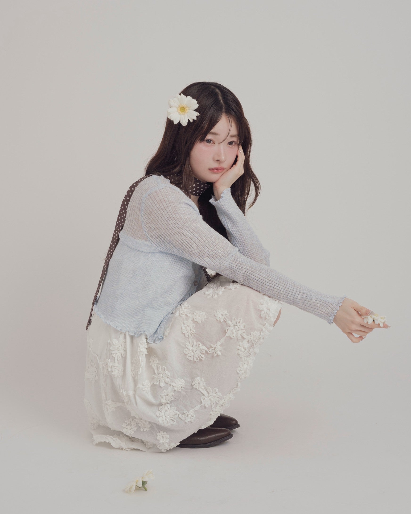 2way立体フラワースカート