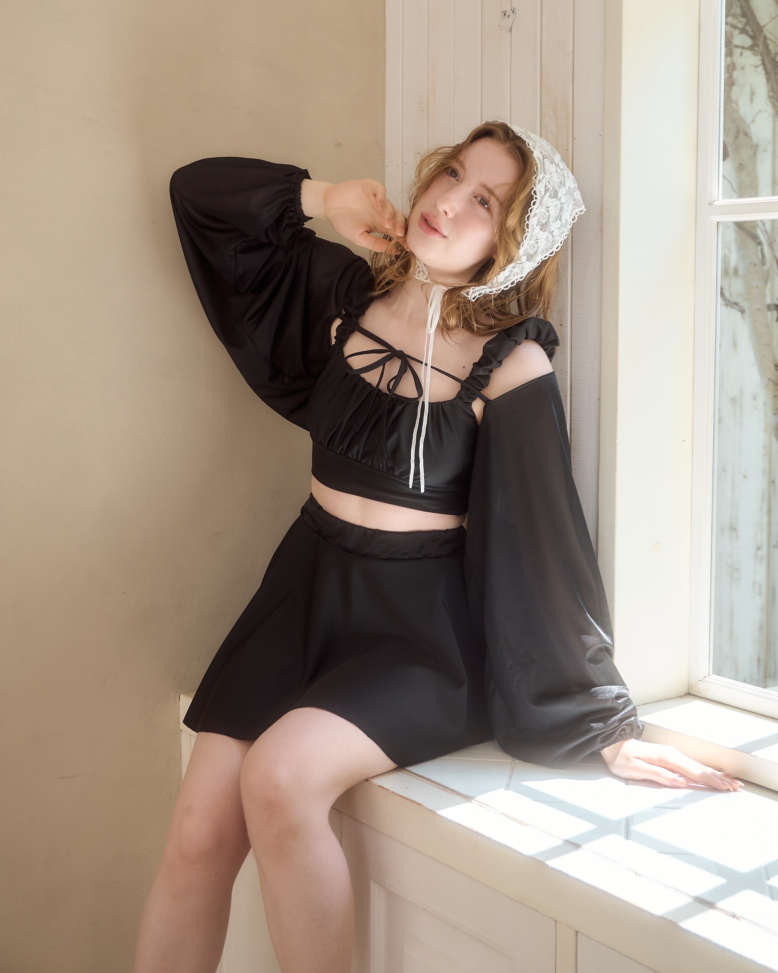 Bolero Set Gathered Swimwear