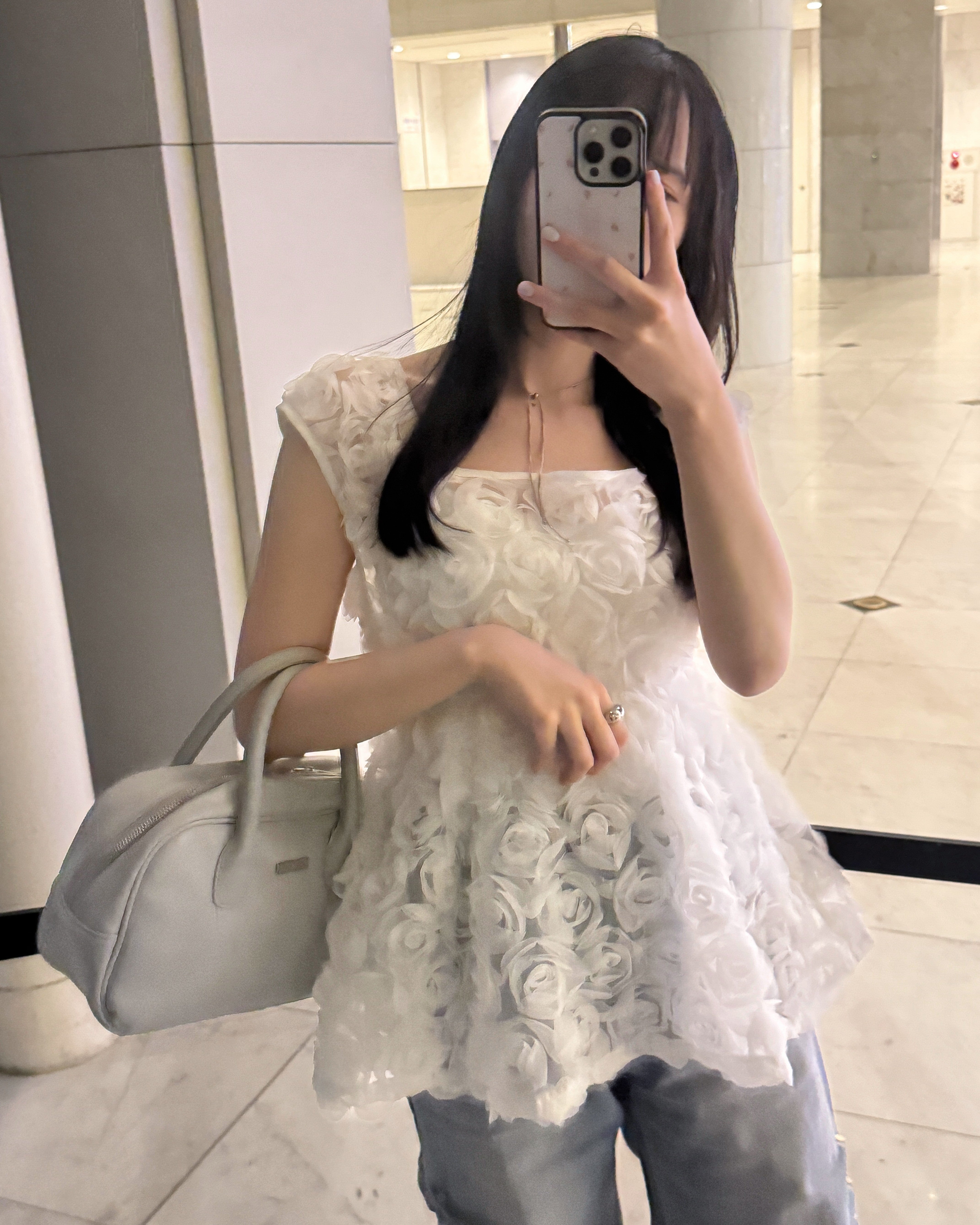 model:162cm/オフホワイト