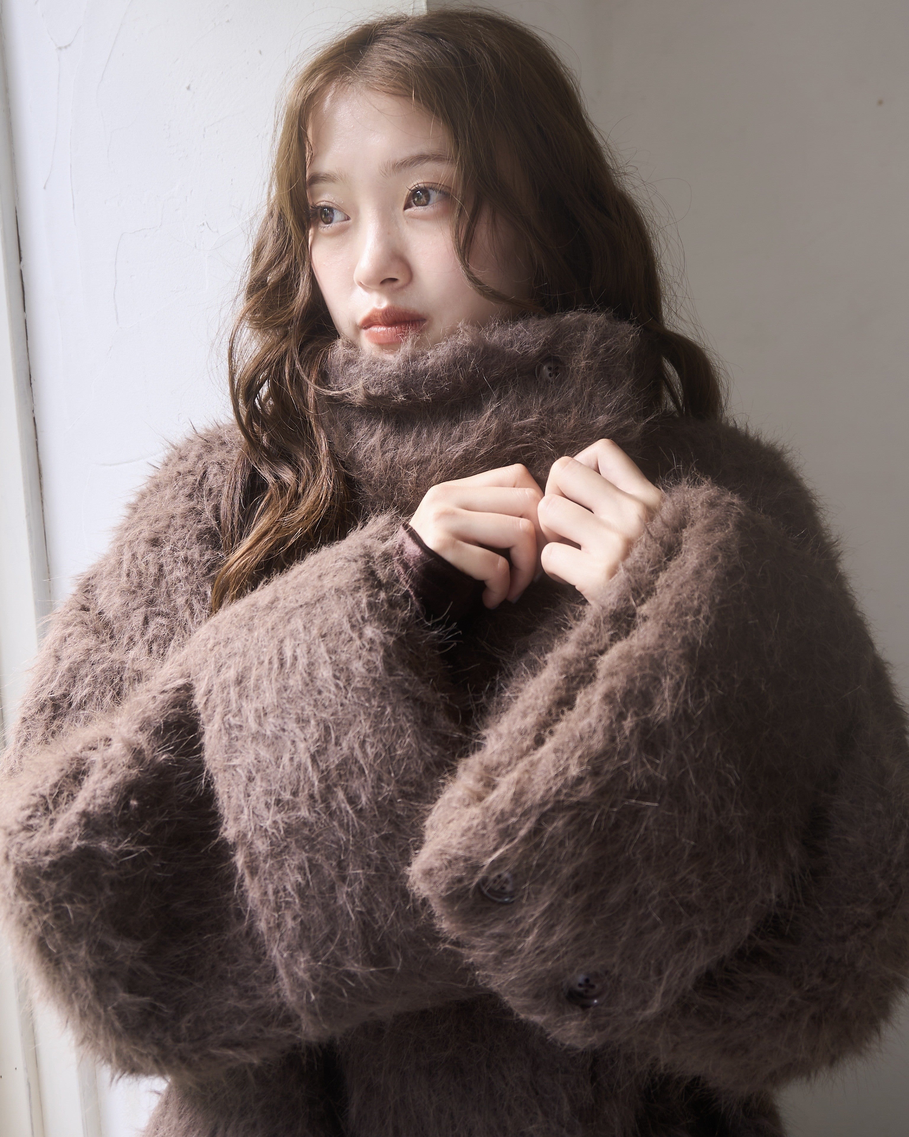 3wayスタンドカラーシャギーコート｜MELLOWNEON (メロウネオン) 公式サイト