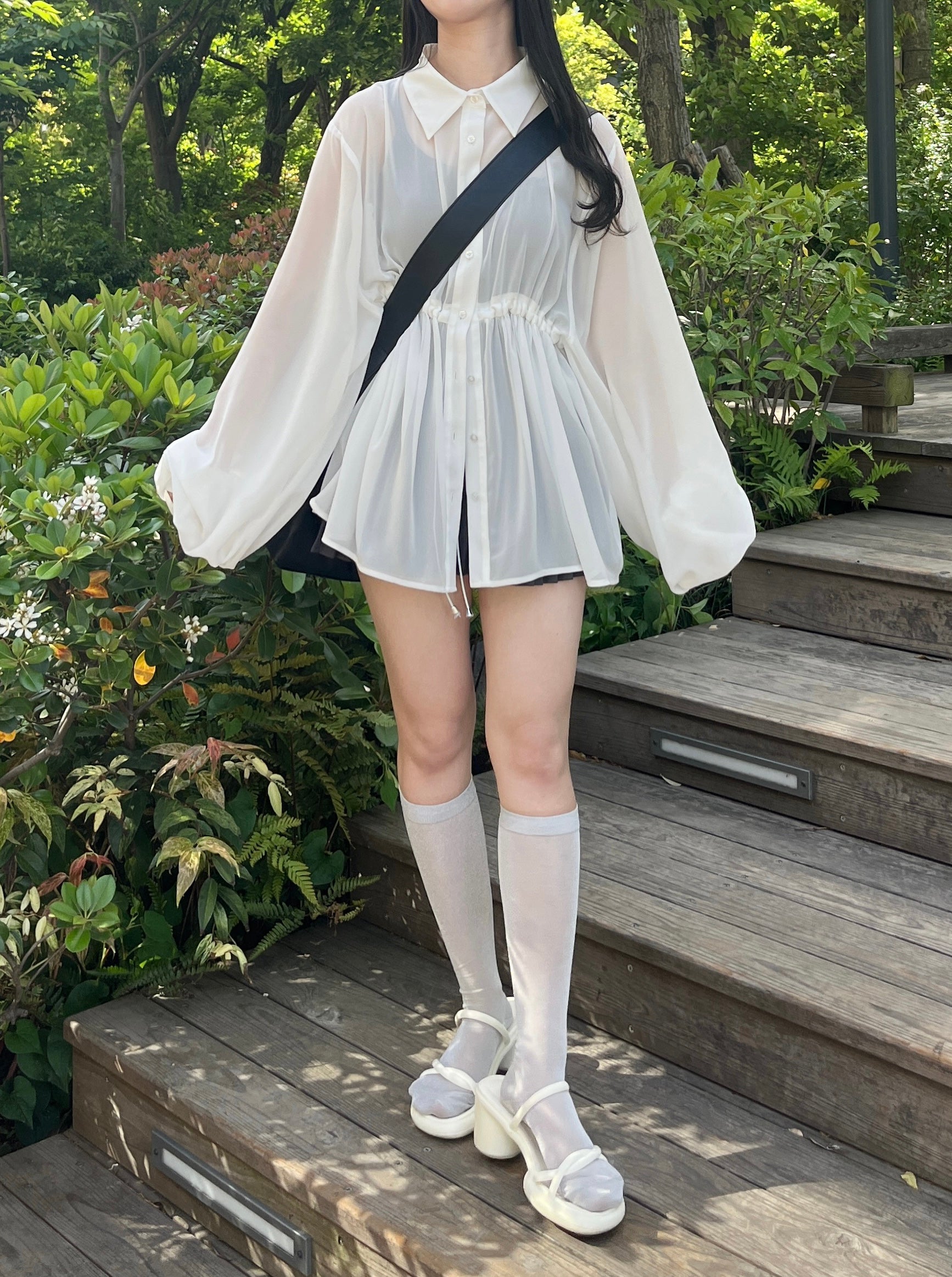 model:154cm/アイボリー