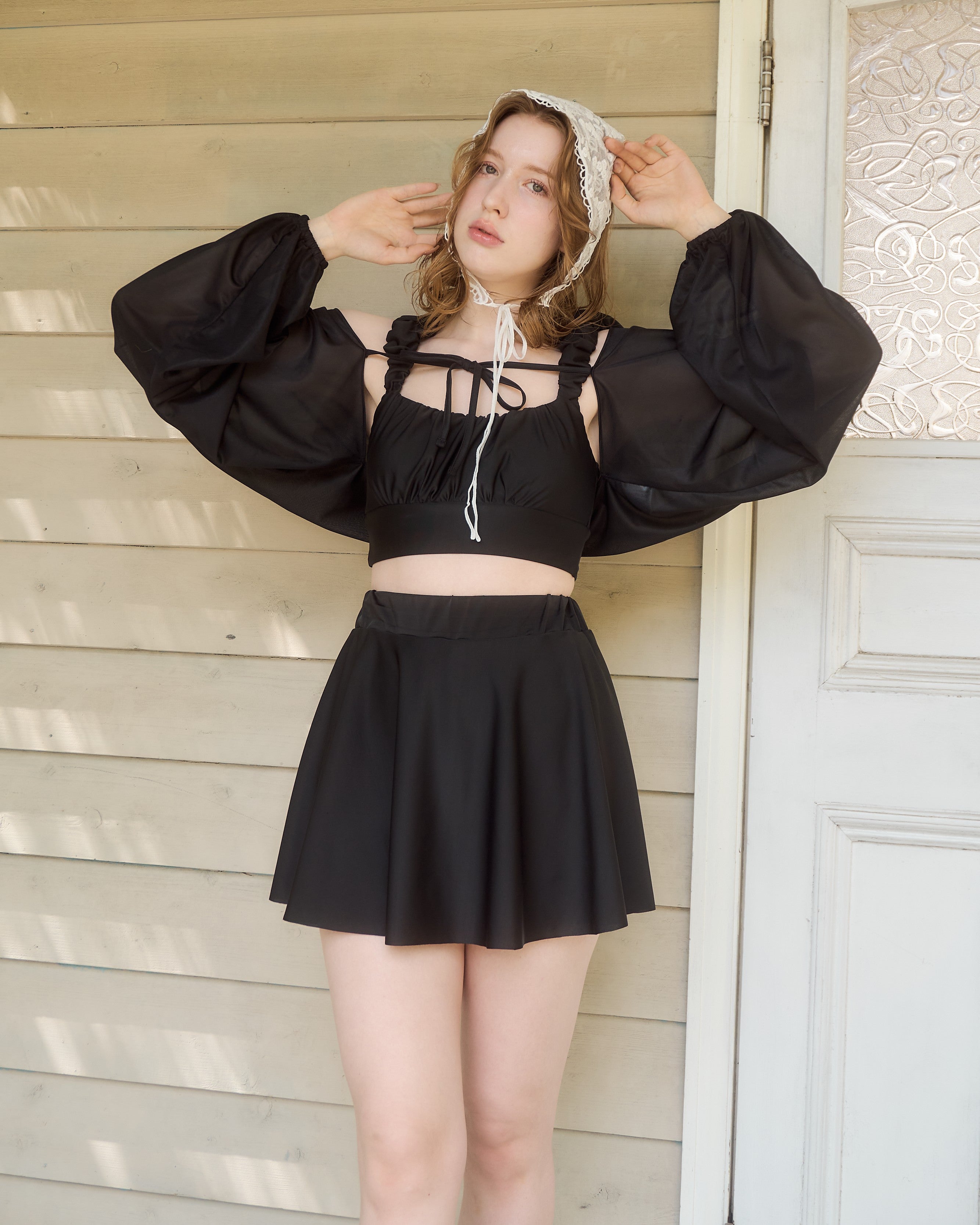 Bolero Set Gathered Swimwear