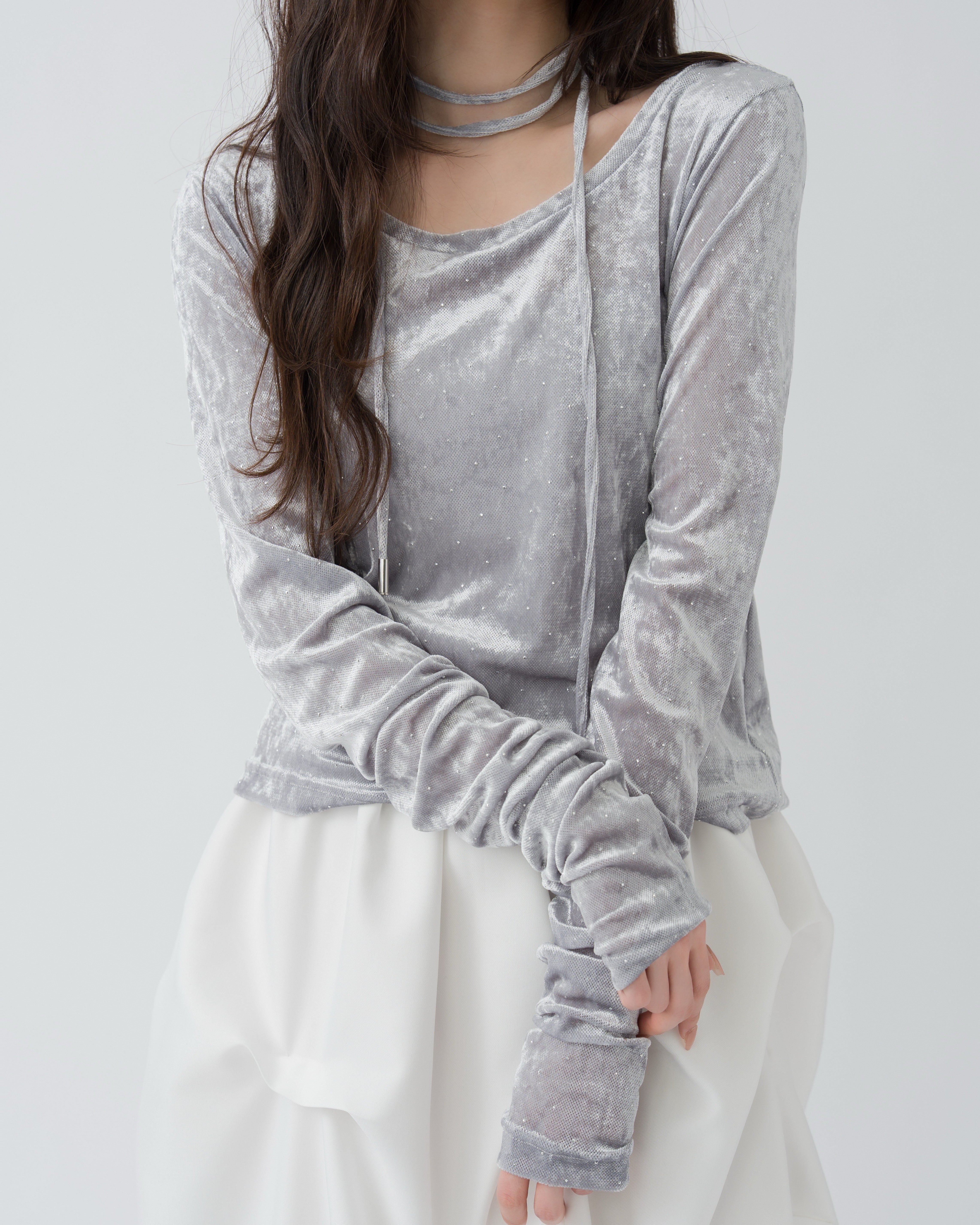 シアーベロアビジュートップス｜MELLOWNEON (メロウネオン) 公式サイト