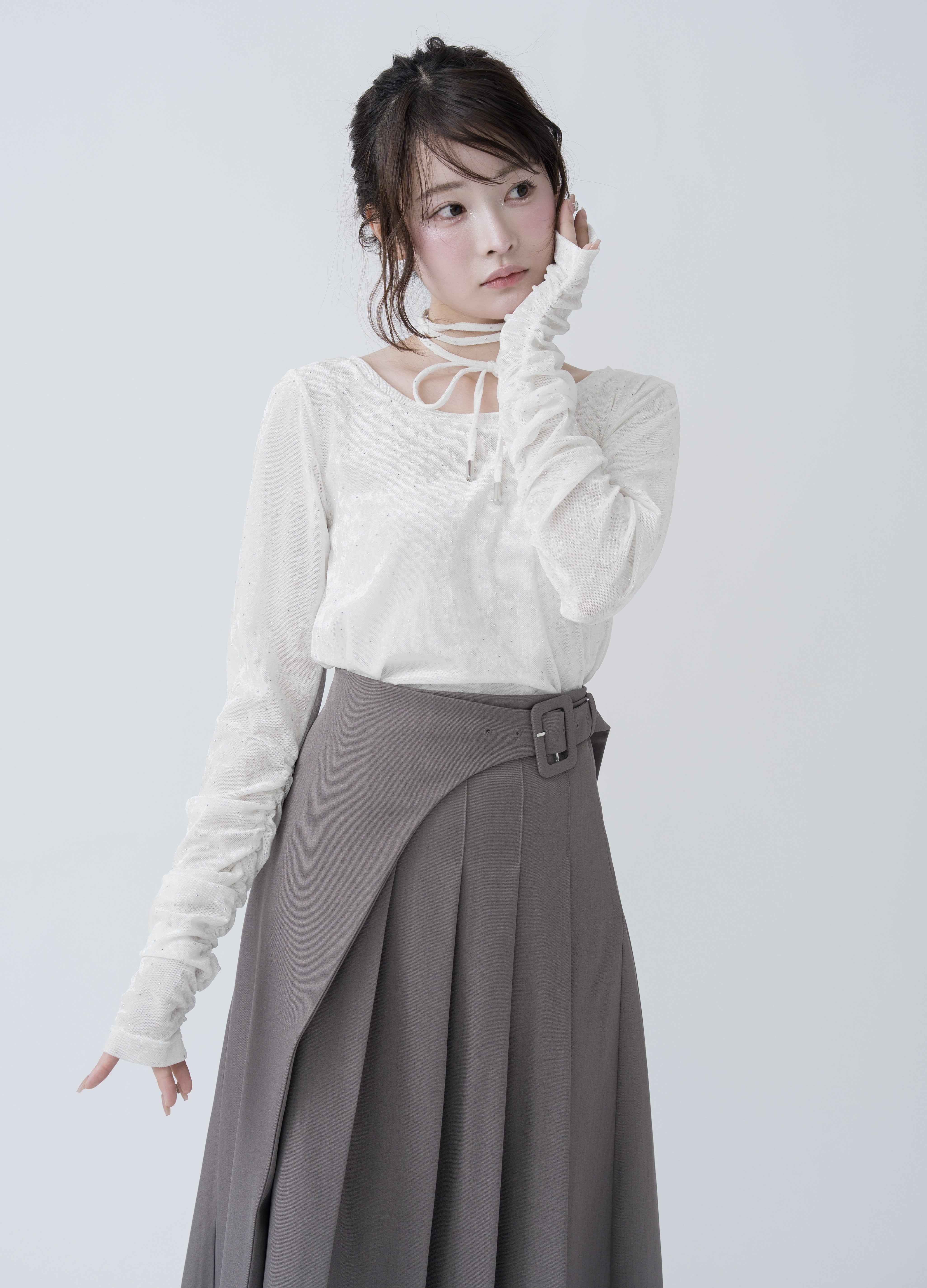 ビスチェプリーツスカートセットアップ