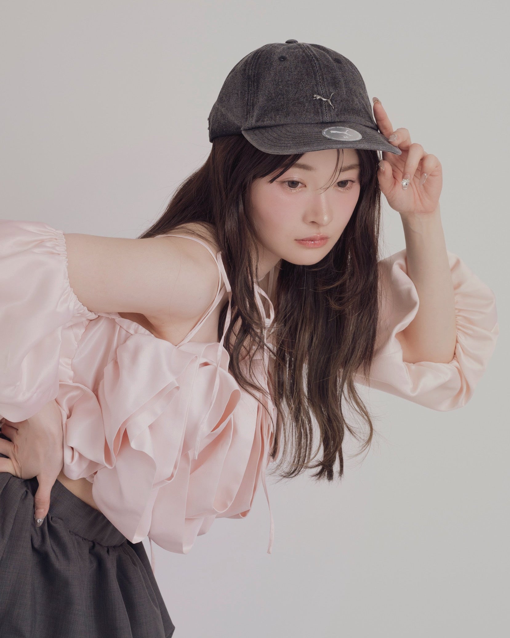 【PUMA】WARDROBE ESS メタル DAD キャップ