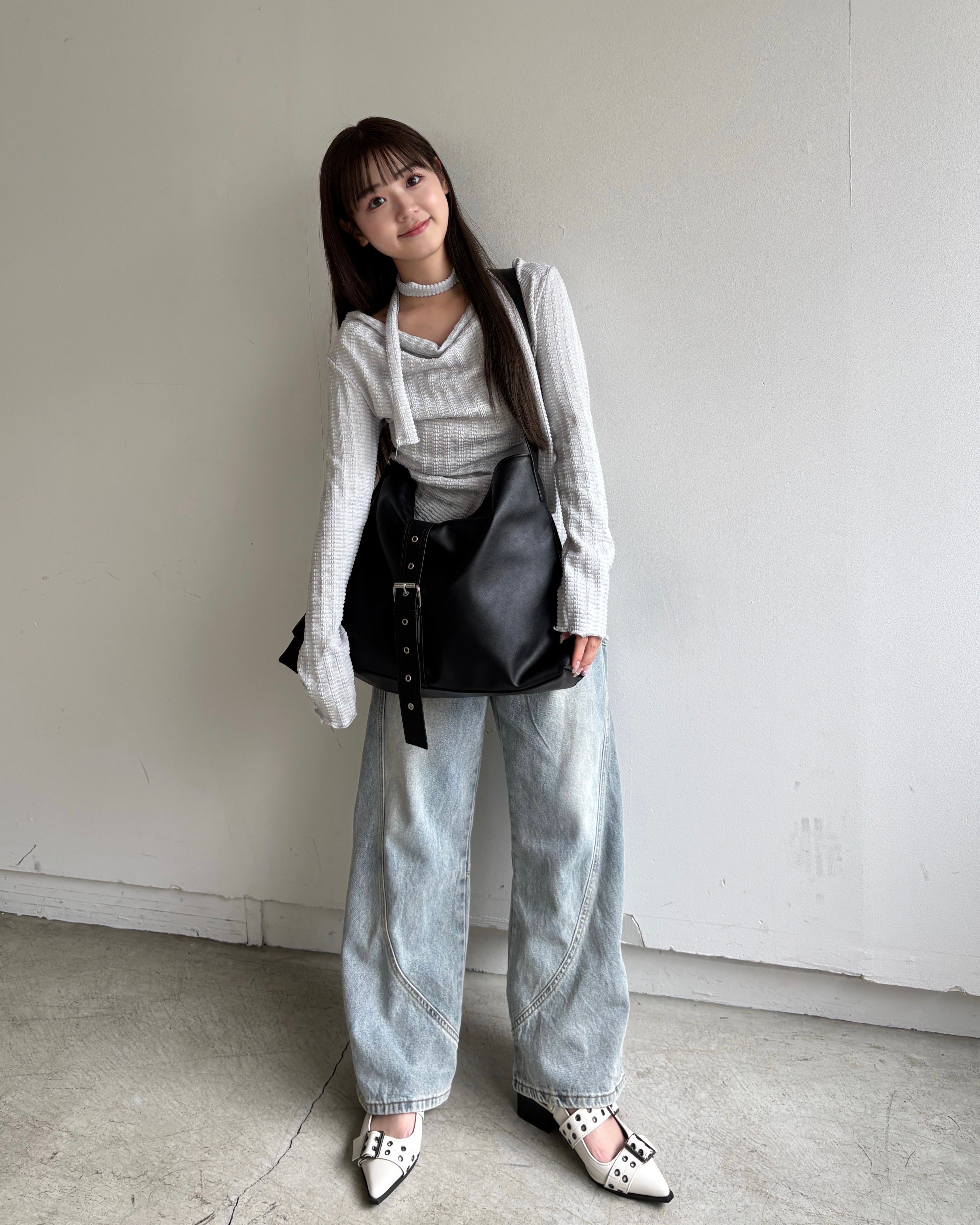 A4 belt synthetic leather bag
