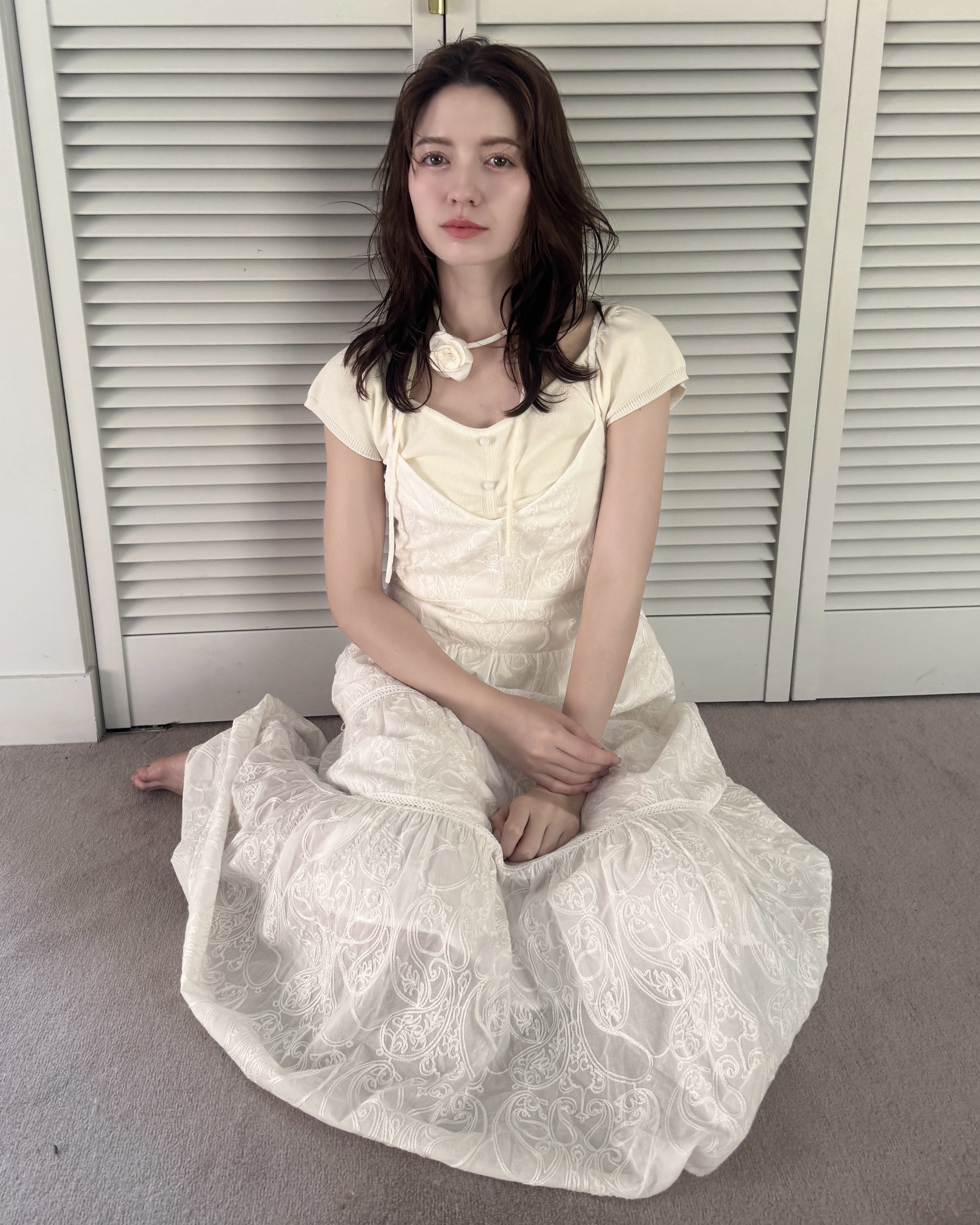 model:155cm/ホワイト