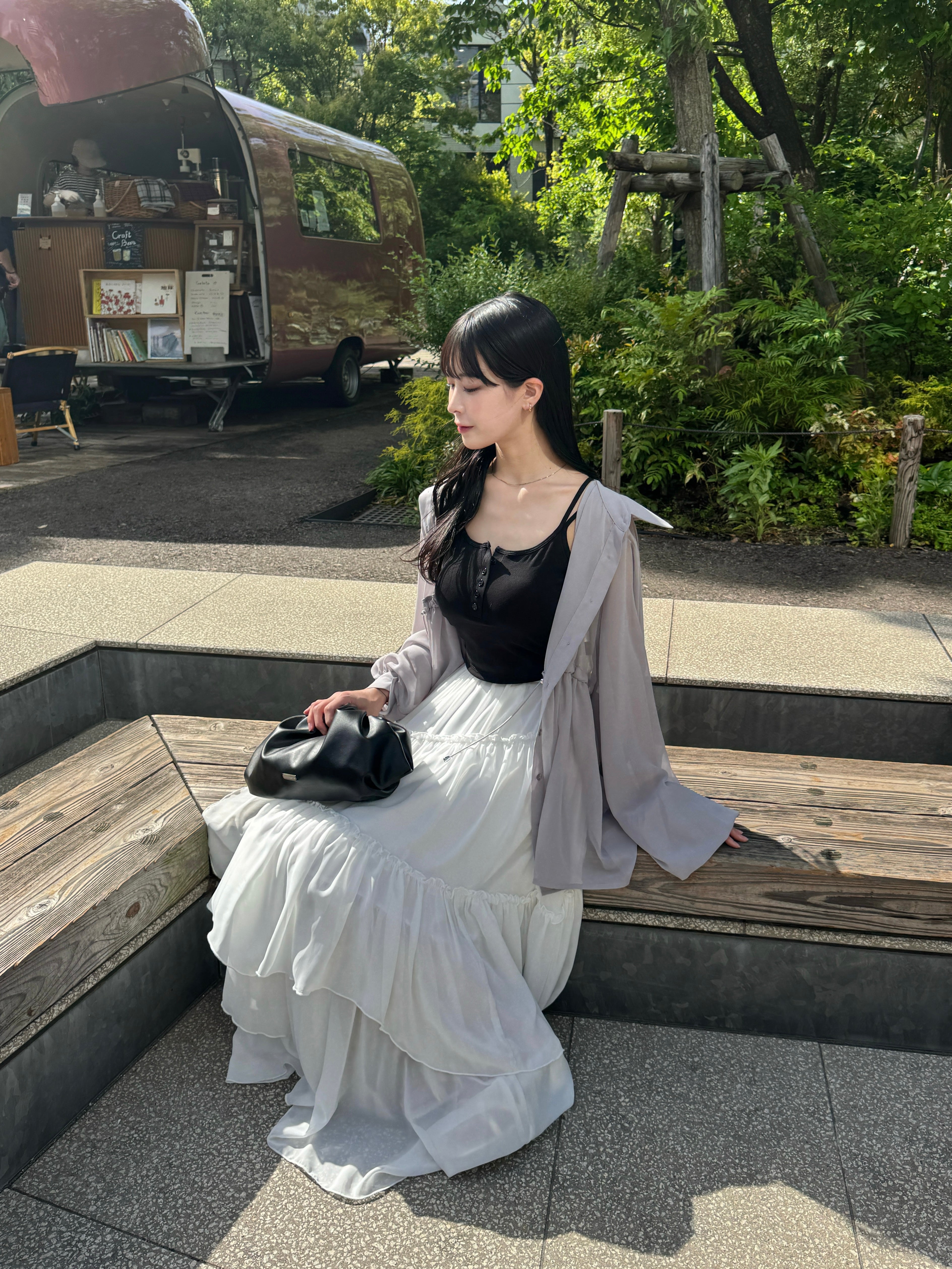 model:163cm/グレー