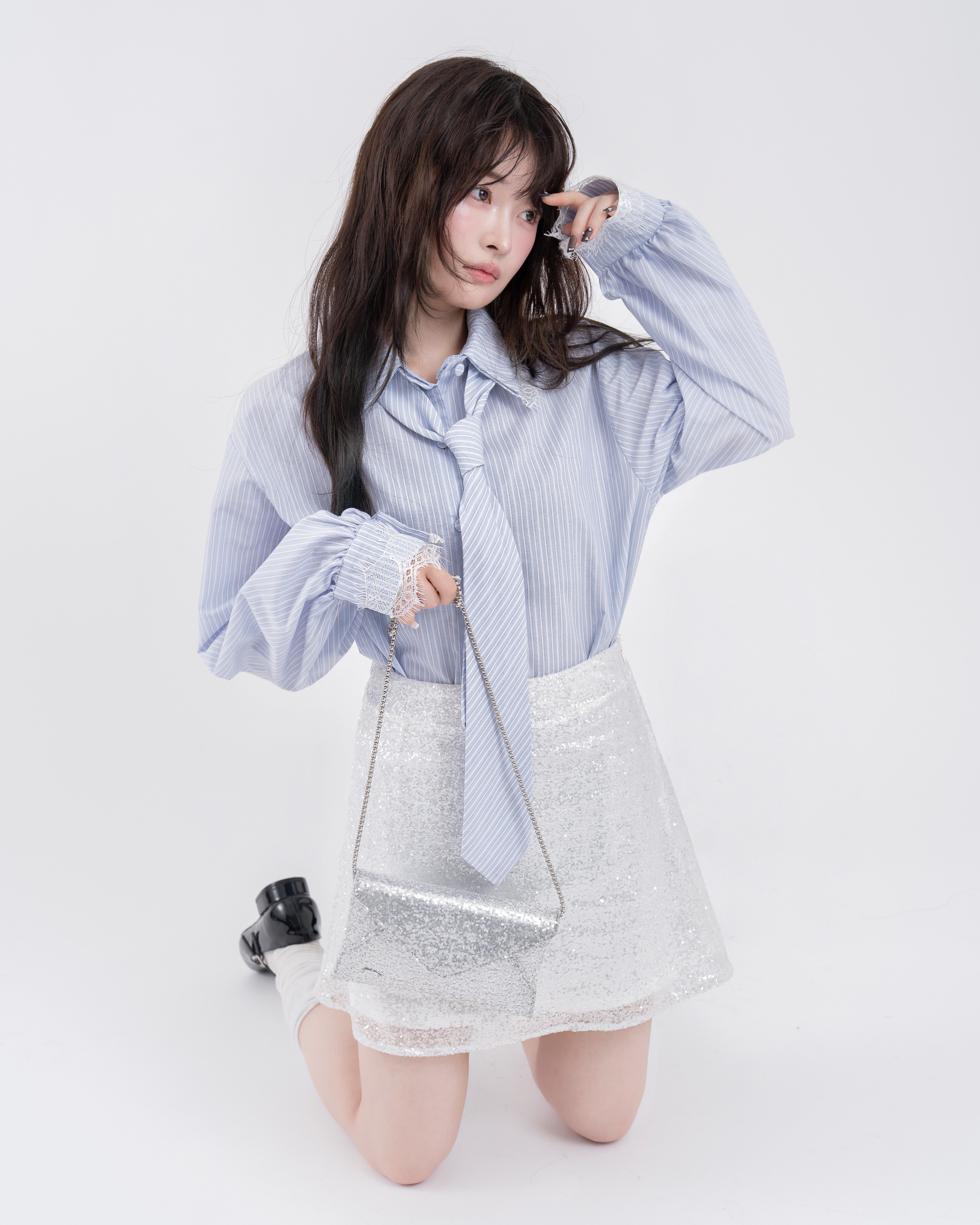 スパンコールミニスカート