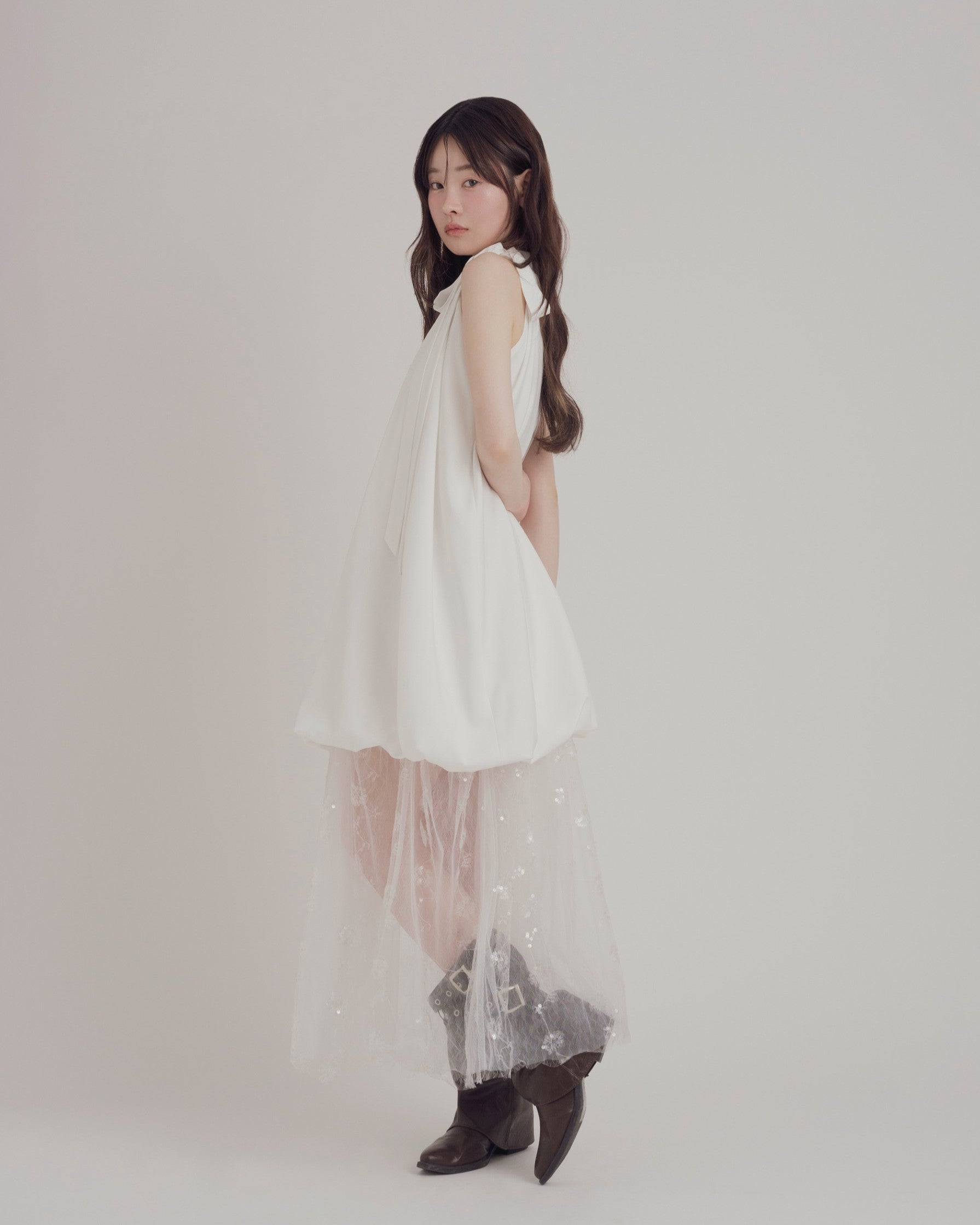 【予約】マルチウェイホルターネックワンピース