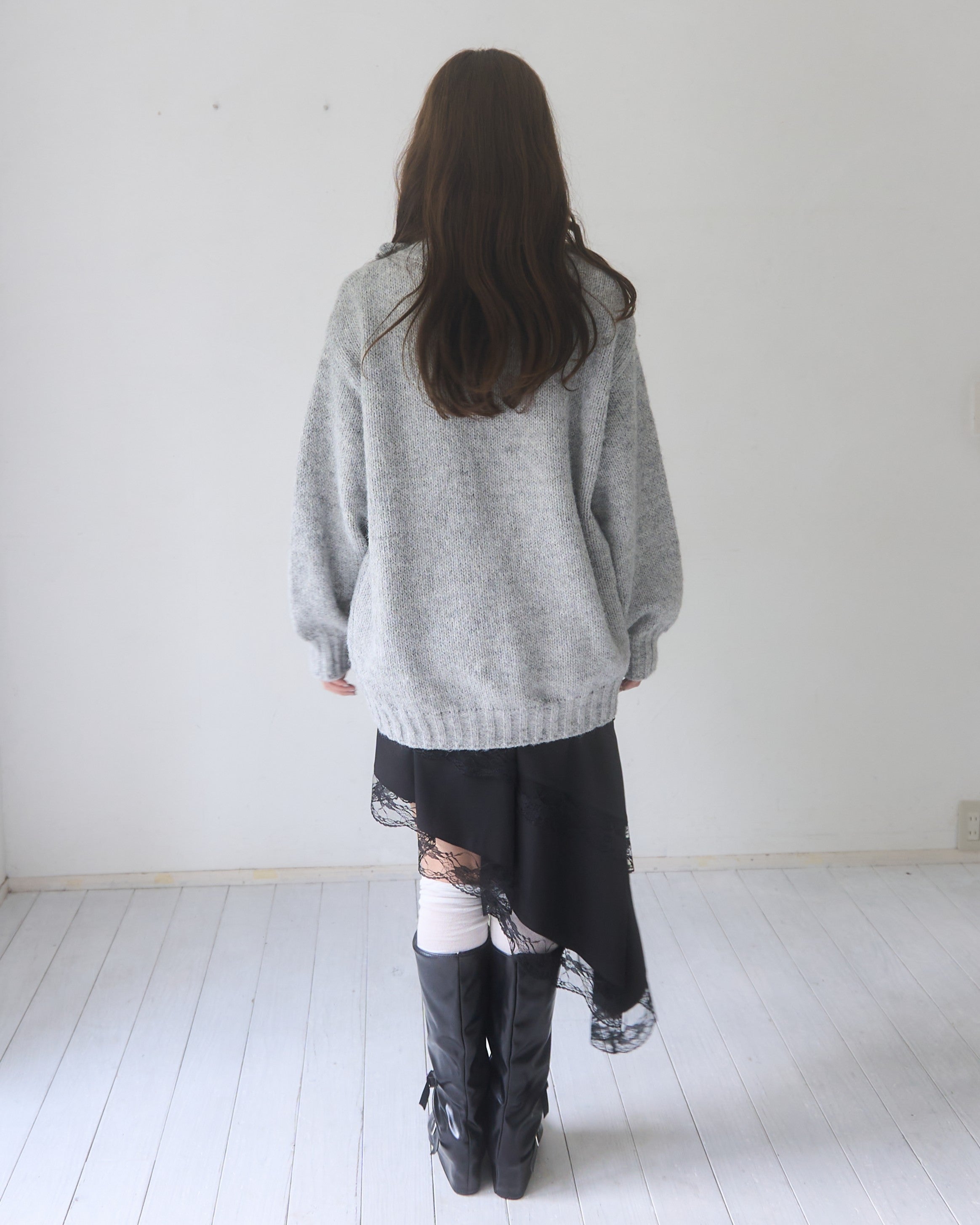 アシメレーススカート