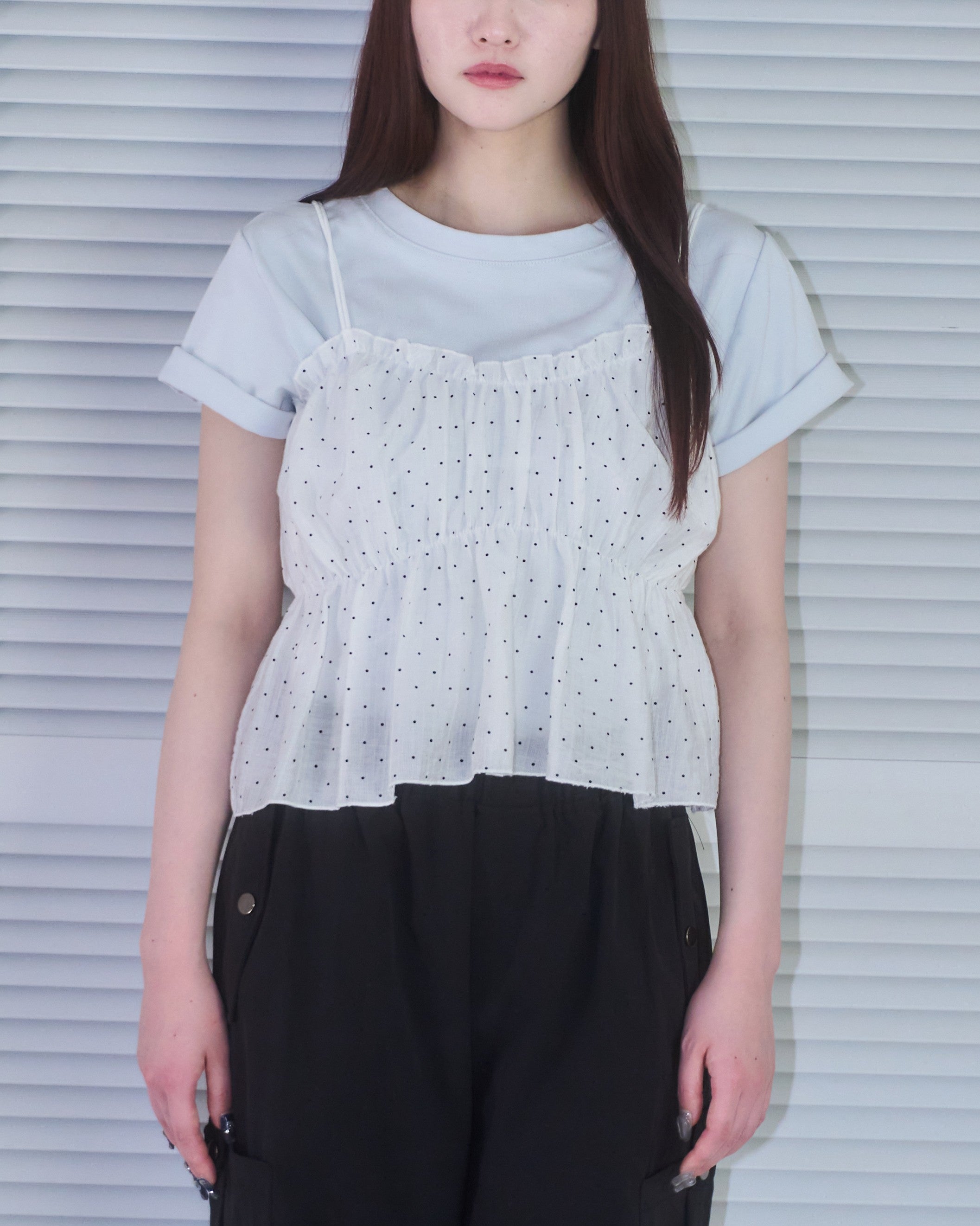 ドットビスチェset Tシャツ