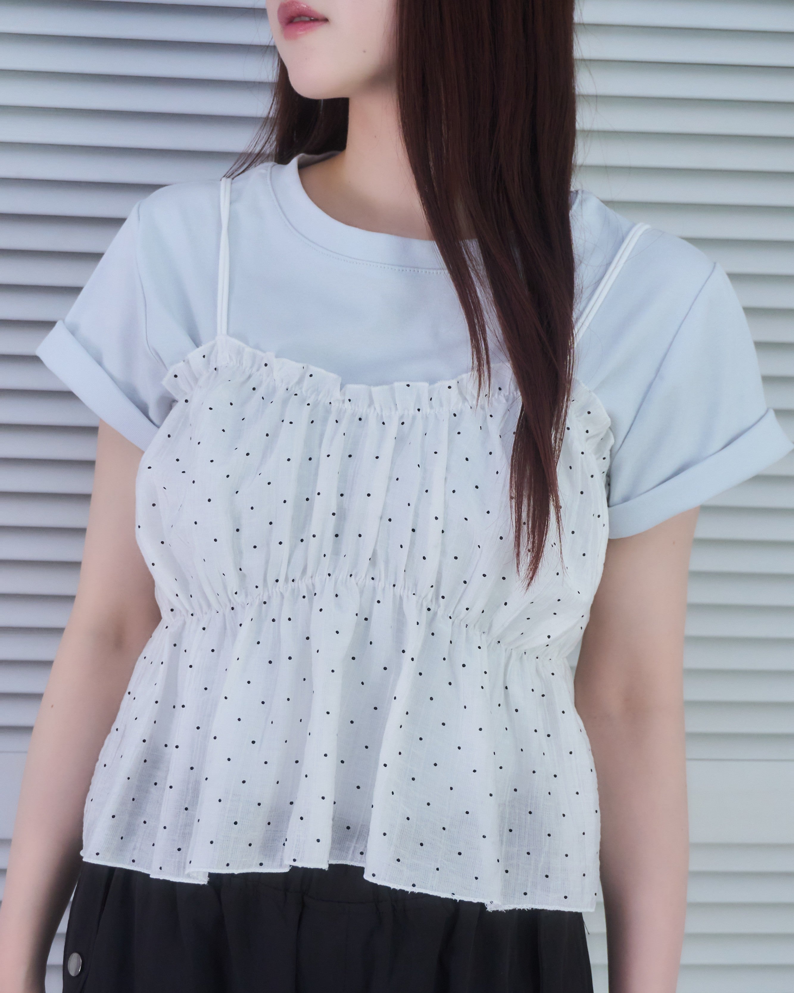 ドットビスチェset Tシャツ