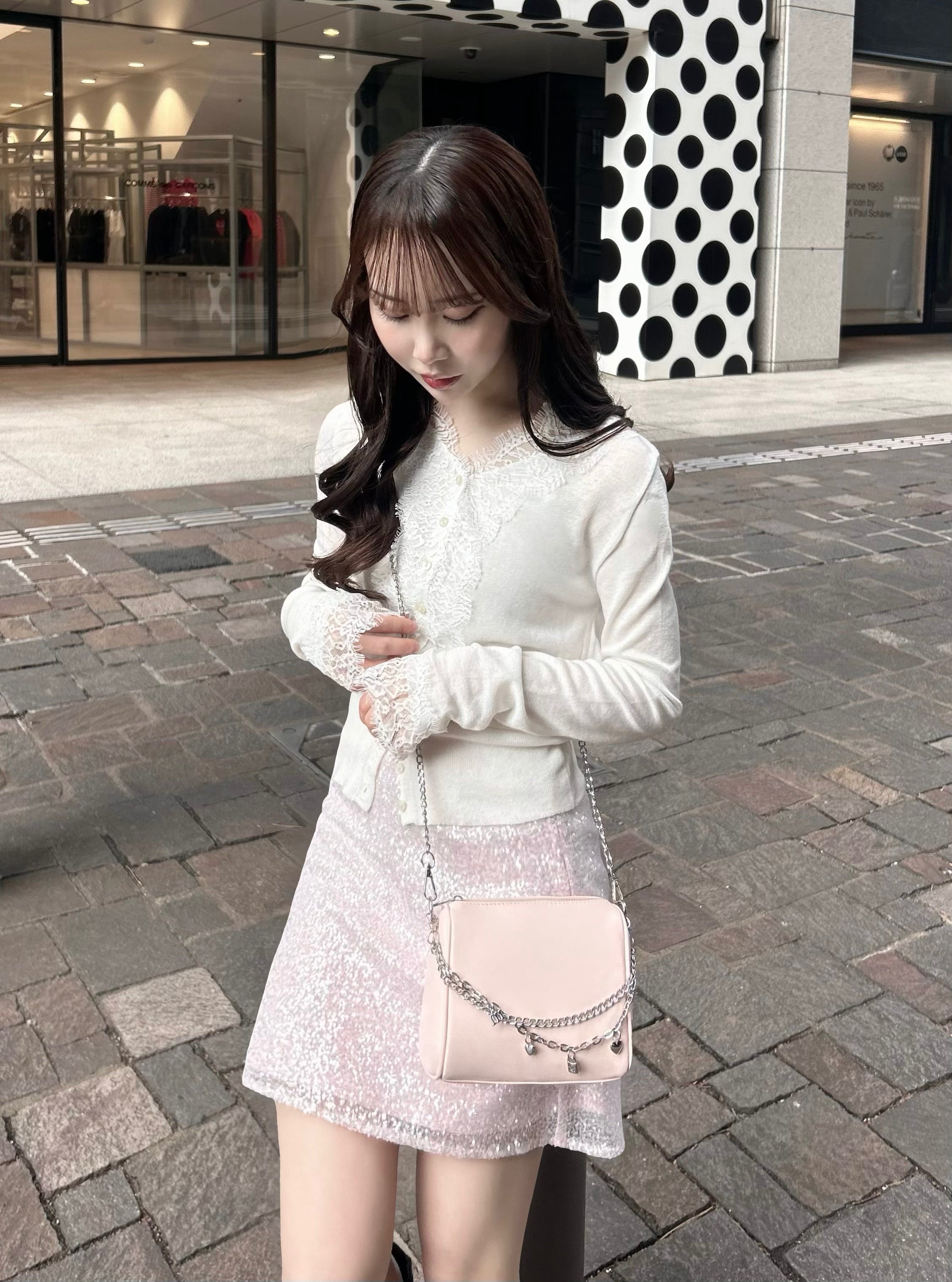 スパンコールミニスカート