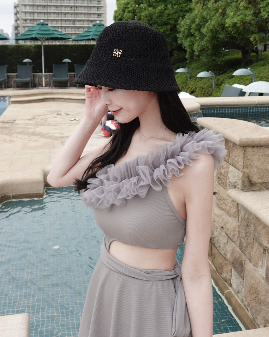 Logo Point Straw Hat