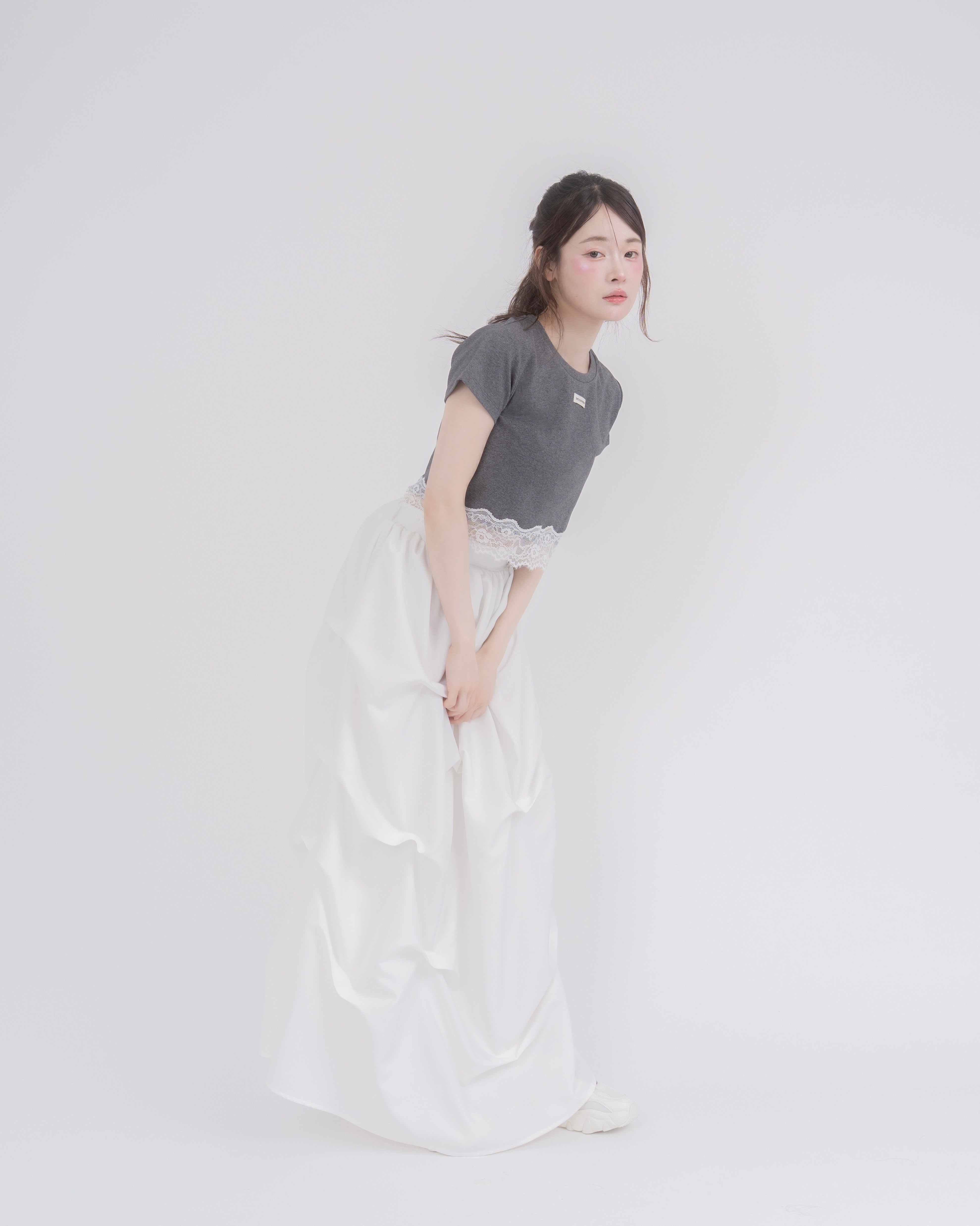 【一部予約】レースヘムＴシャツ