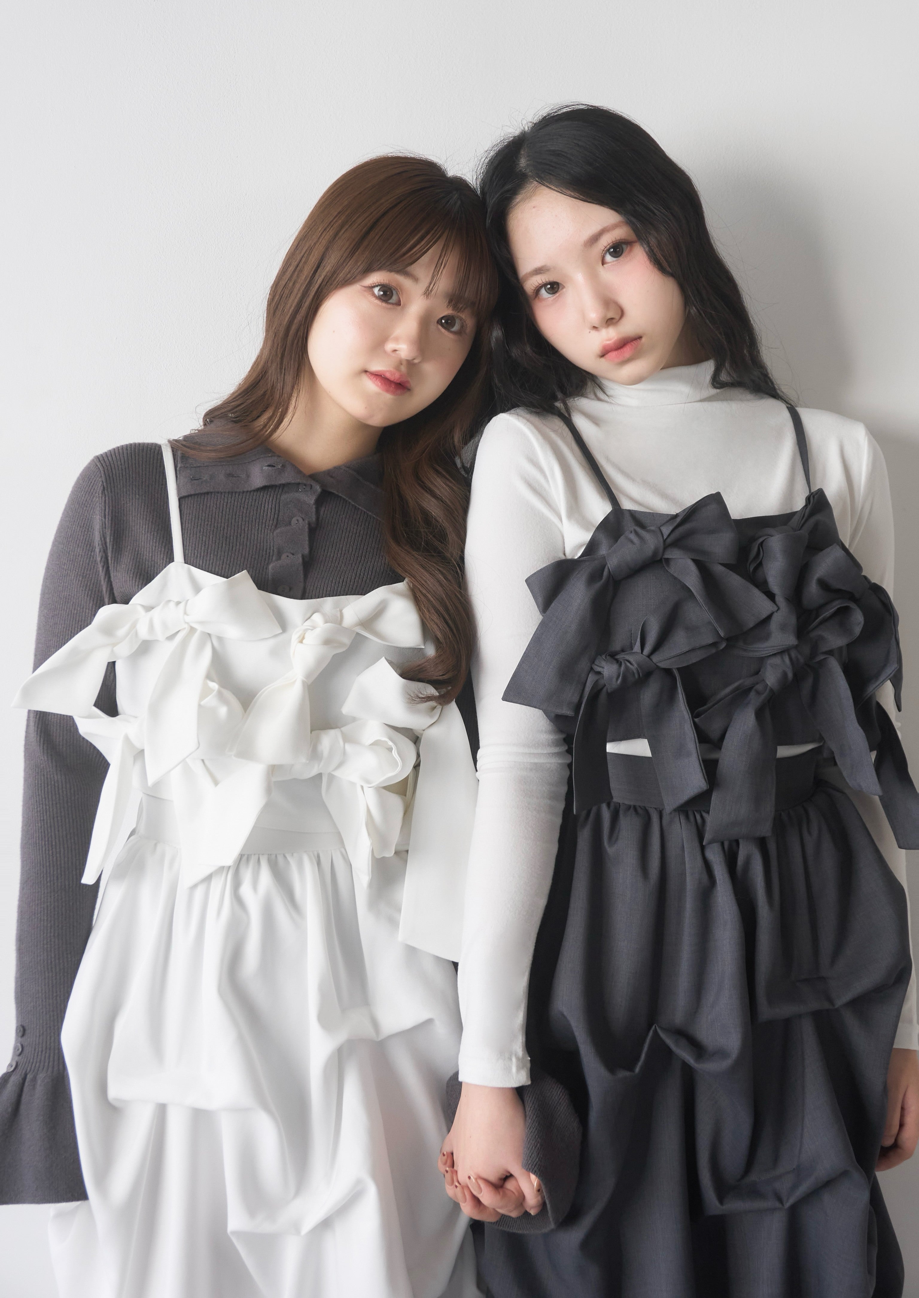 リボンビスチェタックスカートセットアップ｜MELLOWNEON (メロウネオン