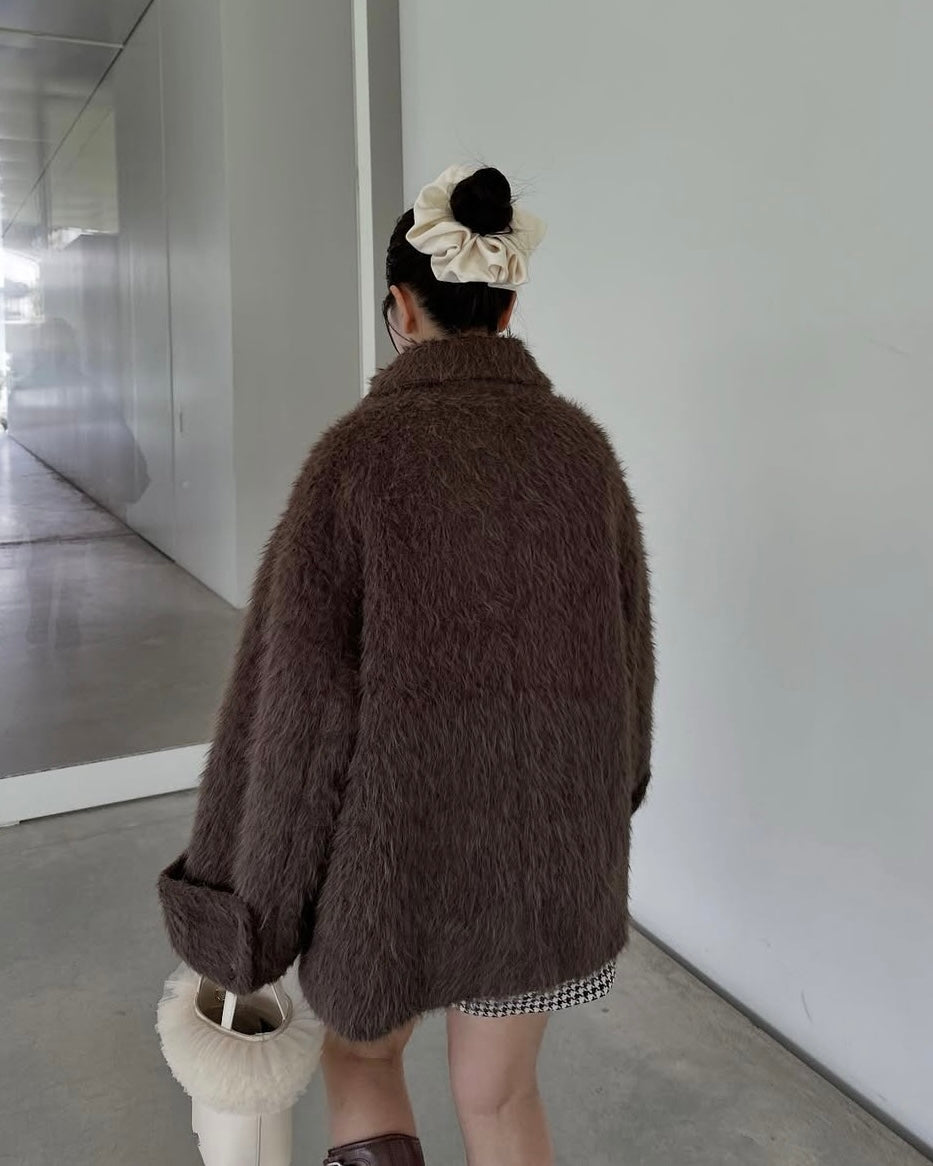 3wayスタンドカラーシャギーコート｜MELLOWNEON (メロウネオン) 公式サイト