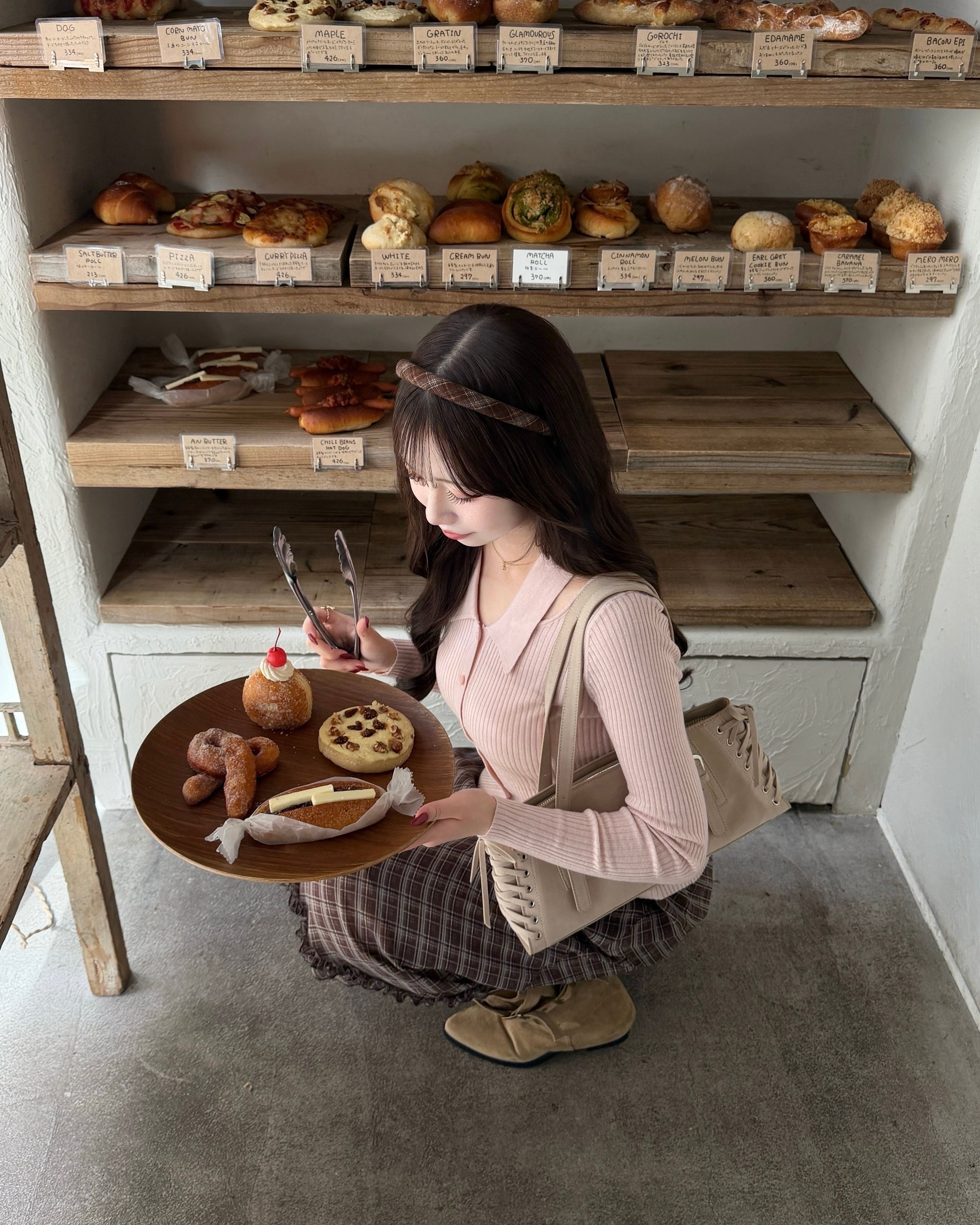 【一部予約】チェック＆ドットシアーフリルスカート