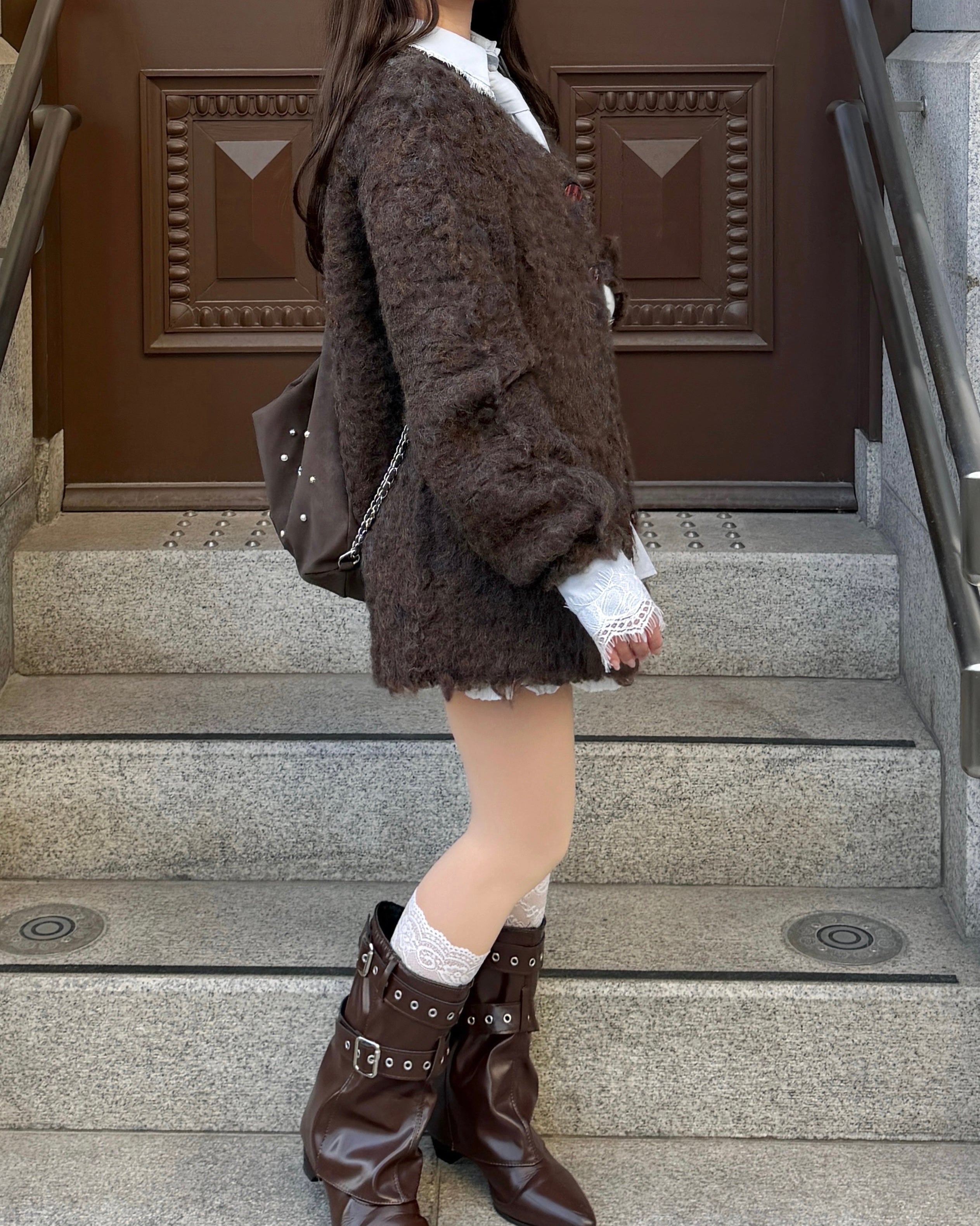 【一部予約】ネクタイセットレースドッキングシャツ