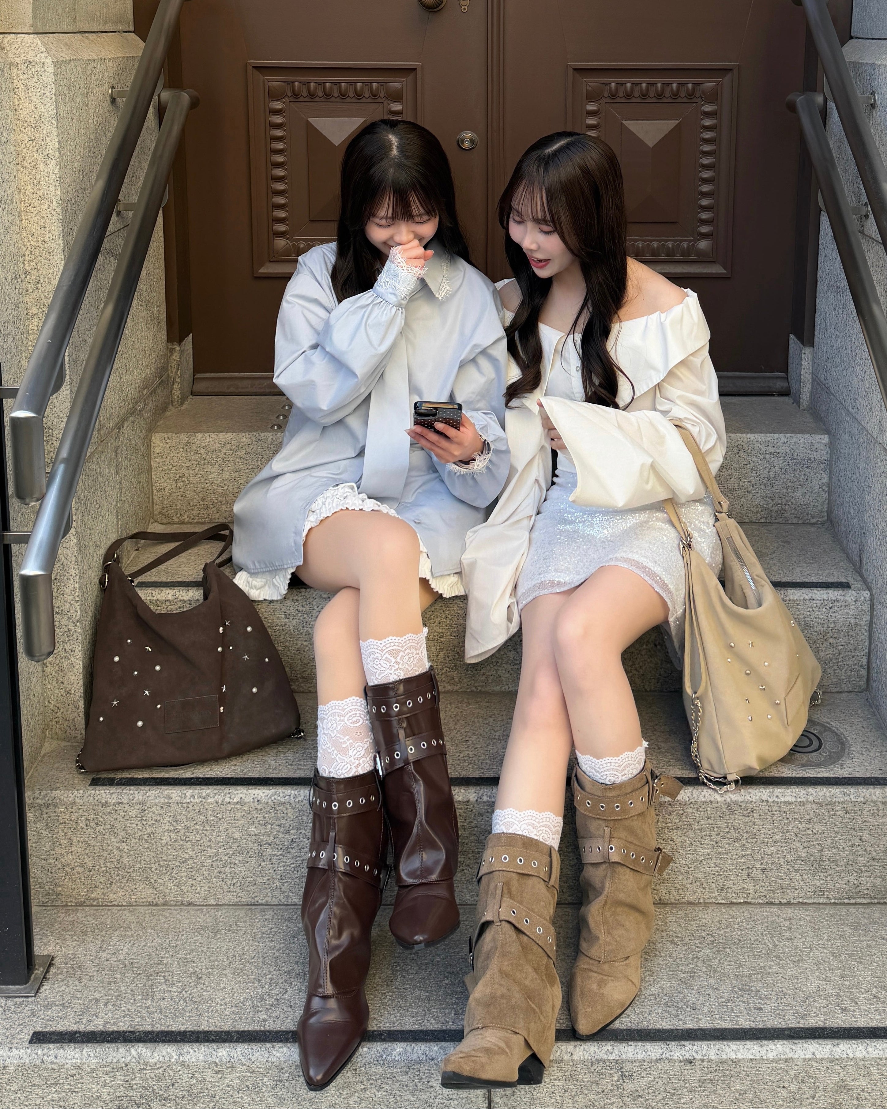 2wayオフショルギャザースリーブブラウス